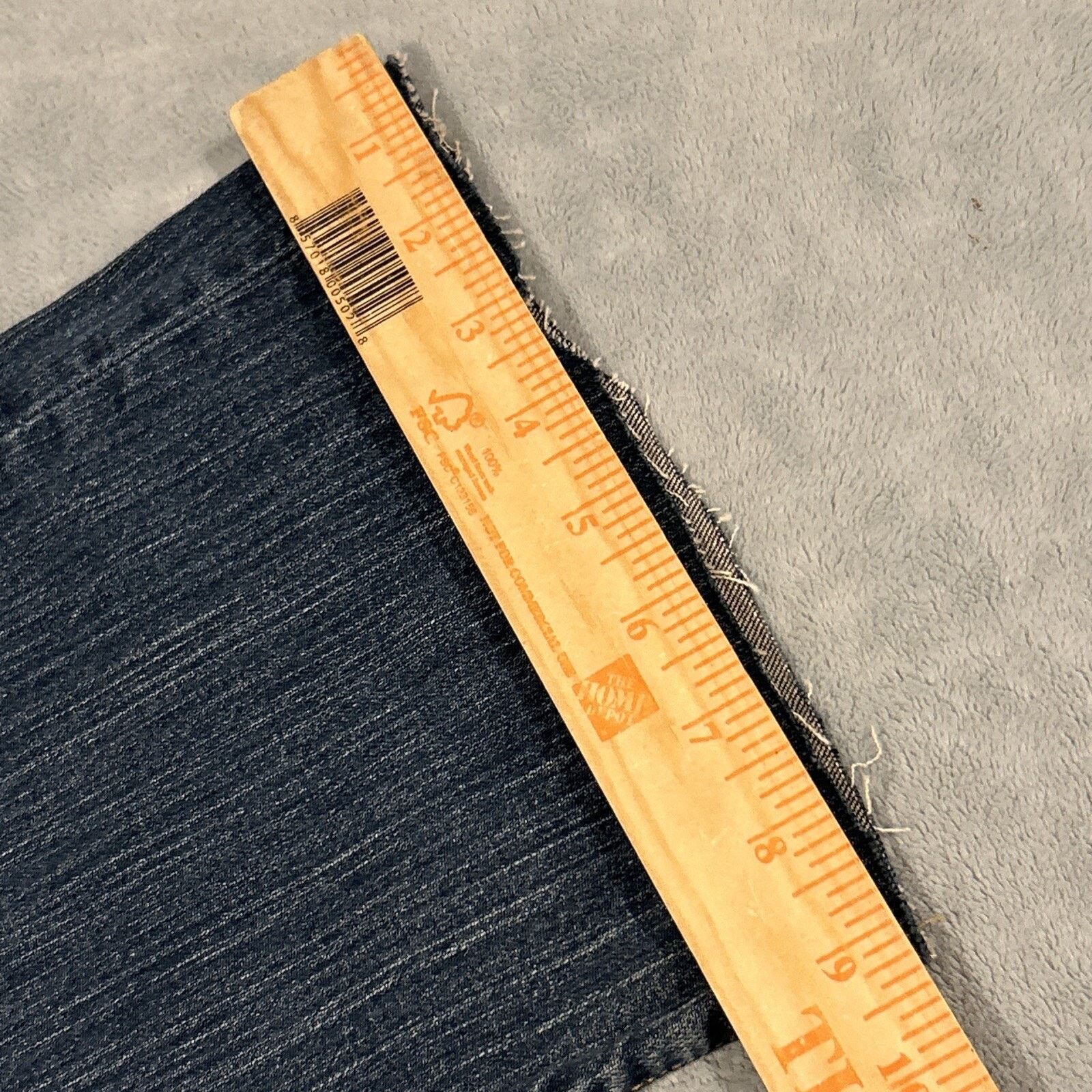 Gap Beyond Baggy Dojo Flare Jeans Womens Sz 10 33x28 Raw Hem Size 32" / US 10 / IT 46 - 5 Thumbnail