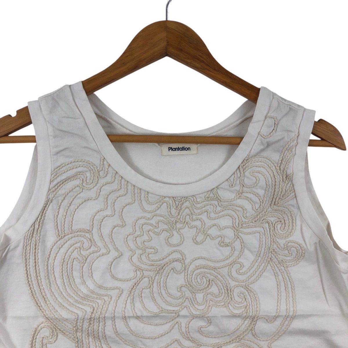 Issey Miyake ISSEY MIYAKE Plantation Tank Top Embroidered Art Size M / US 6-8 / IT 42-44 - 2 Thumbnail