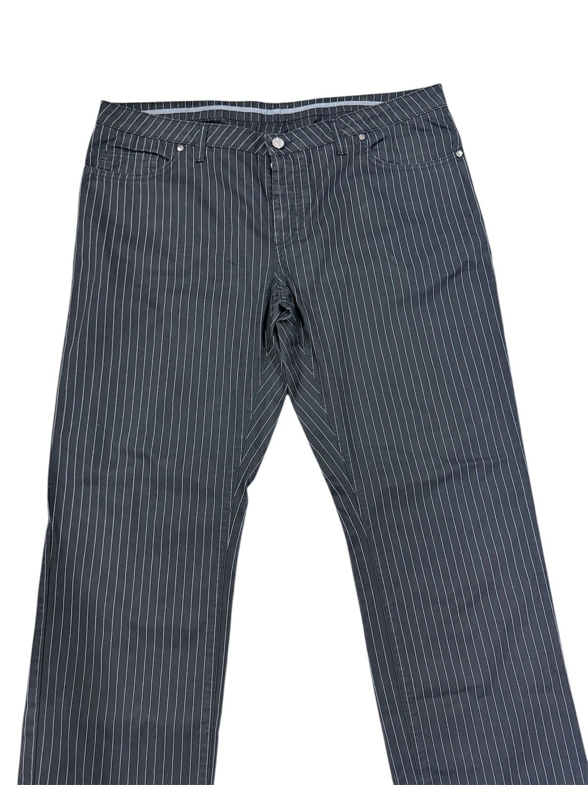Versace VERSACE CASUAL PANTS STRIPE FLY BUTTON Size US 38 / EU 54 - 4 Thumbnail
