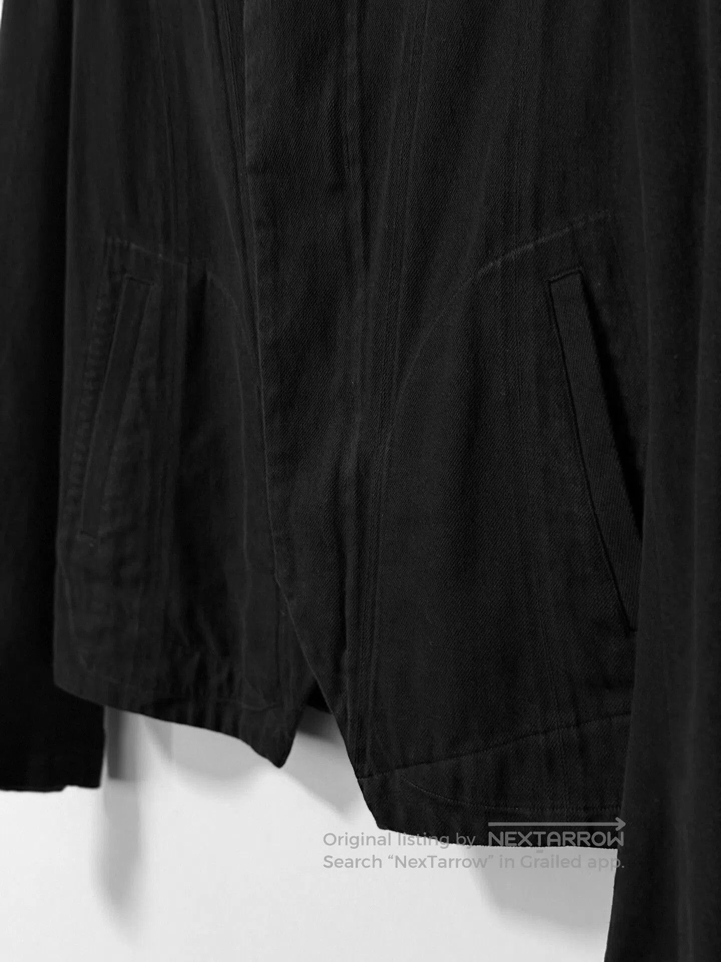 Japanese Brand Asymmetrical Dark Avant-Garde Jacket. Size US L / EU 52-54 / 3 - 5 Thumbnail