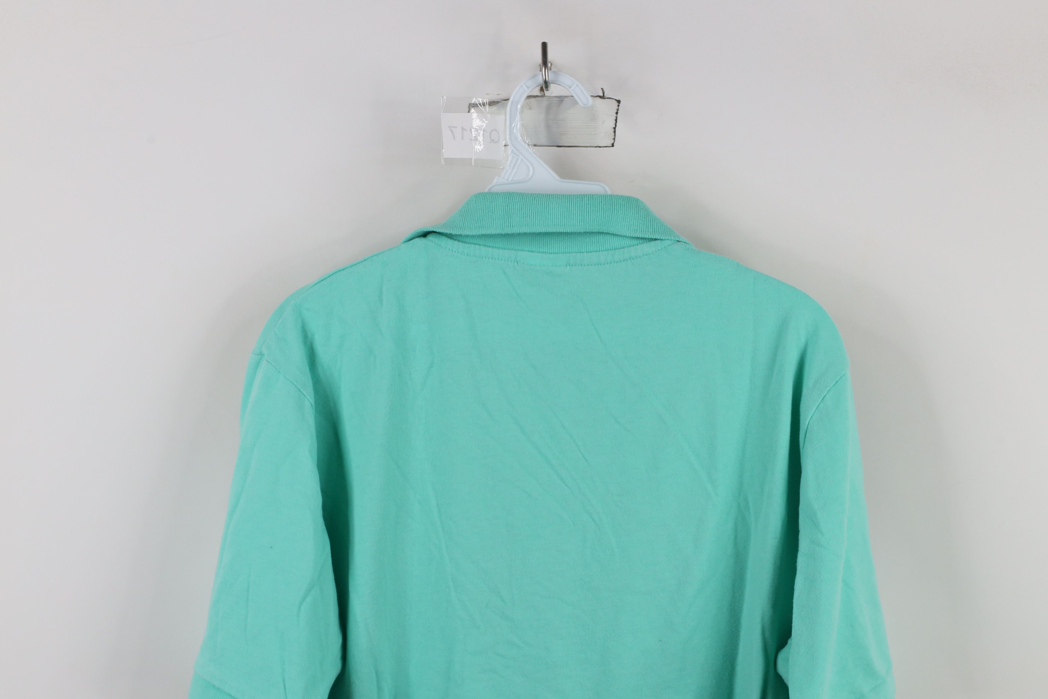 Vintage Vintage 90s Streetwear Collared Pullover Polo Shirt Teal Size US M / EU 48-50 / 2 - 11 Thumbnail