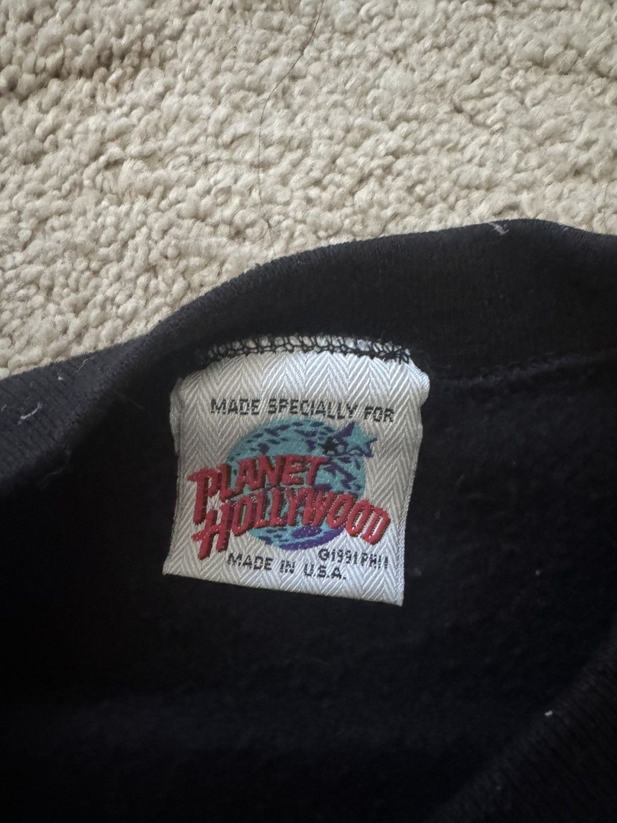 Planet Hollywood Vintage 90s Planet Hollywood Sweatshirt Size US XL / EU 56 / 4 - 3 Thumbnail