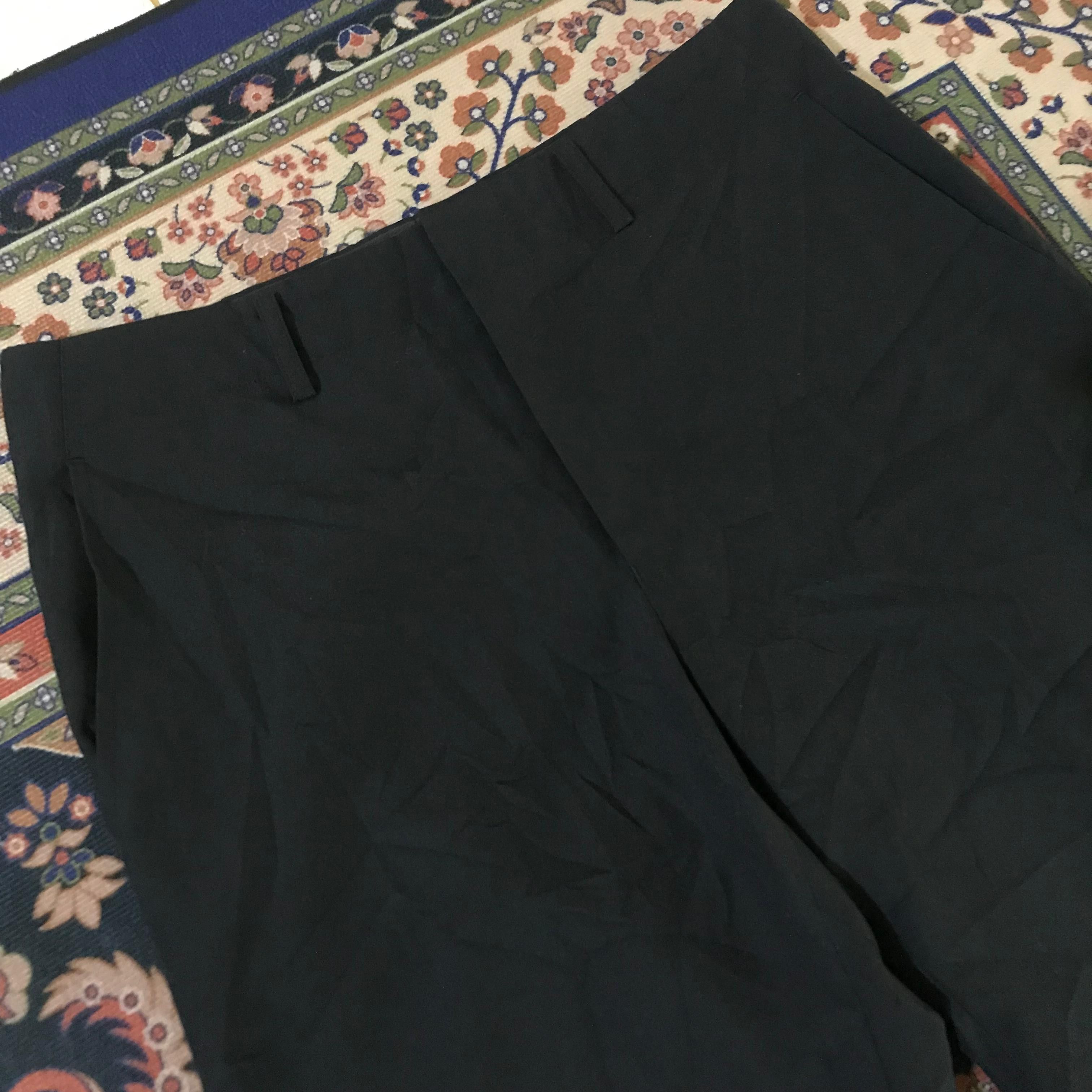 Junya Watanabe Junya watanabe wide leg wool trousers pants Size US 31 - 2 Thumbnail