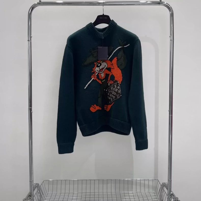 Louis Vuitton louis vuitton Cartoon fox pattern behind lv big logo sweat Size US L / EU 52-54 / 3 - 1 Thumbnail