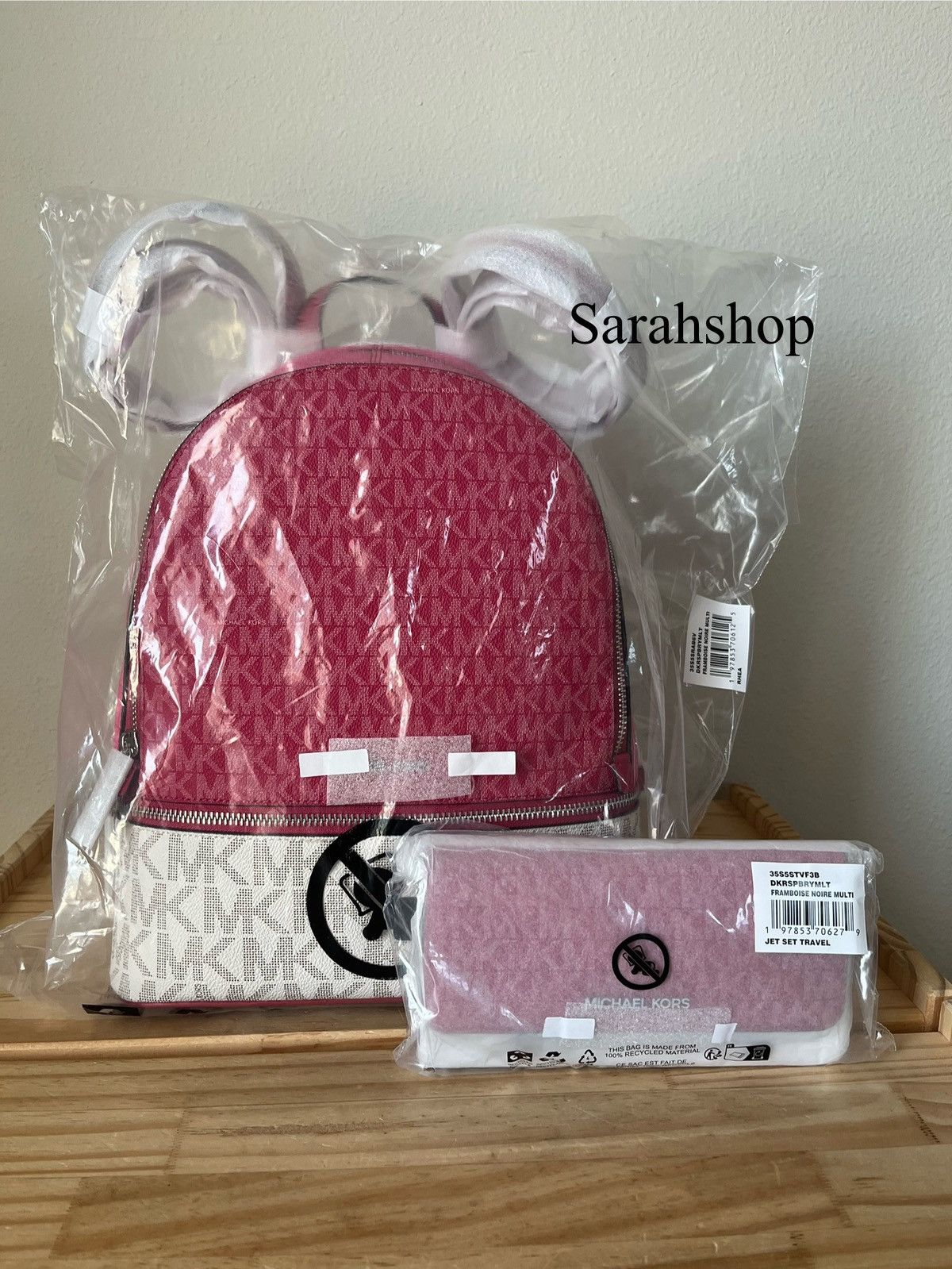 Michael Kors Michael Kors Rhea medium zip backpack set Size ONE SIZE - 19 Thumbnail