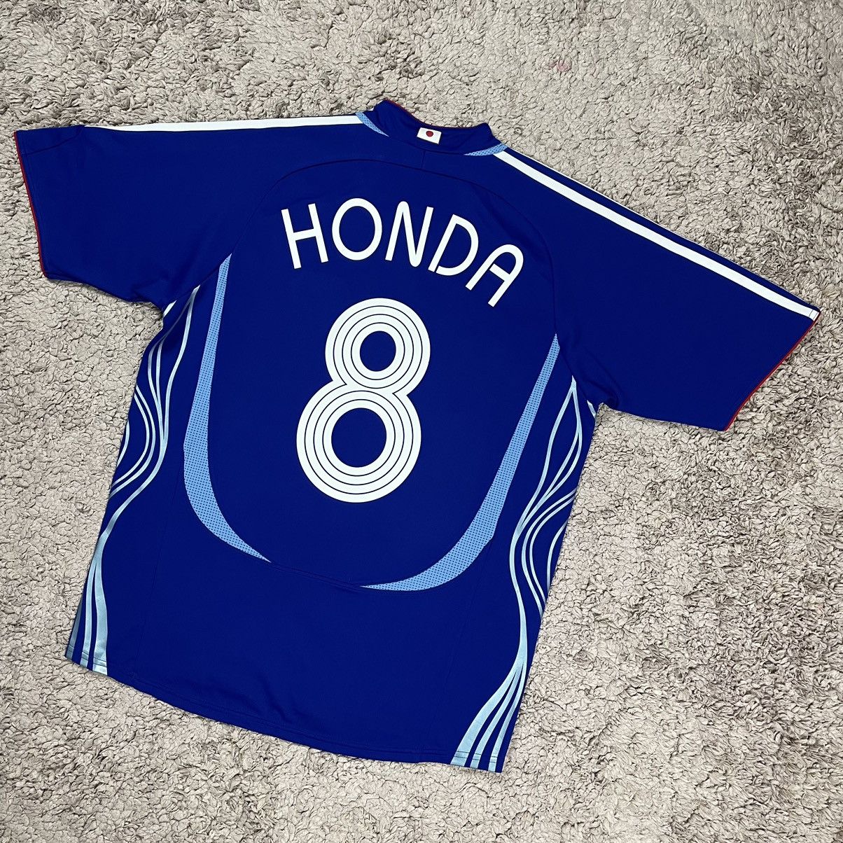 Adidas × Vintage Vintage Japan Home Jersey Japanese Lagend ‘HONDA’ Size US S / EU 44-46 / 1 - 4 Thumbnail
