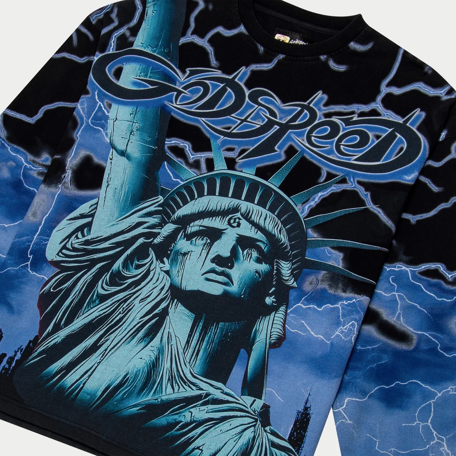 Godspeed Godspeed 'Voltage' Blue LS Tee Size US XL / EU 56 / 4 - 2 Thumbnail