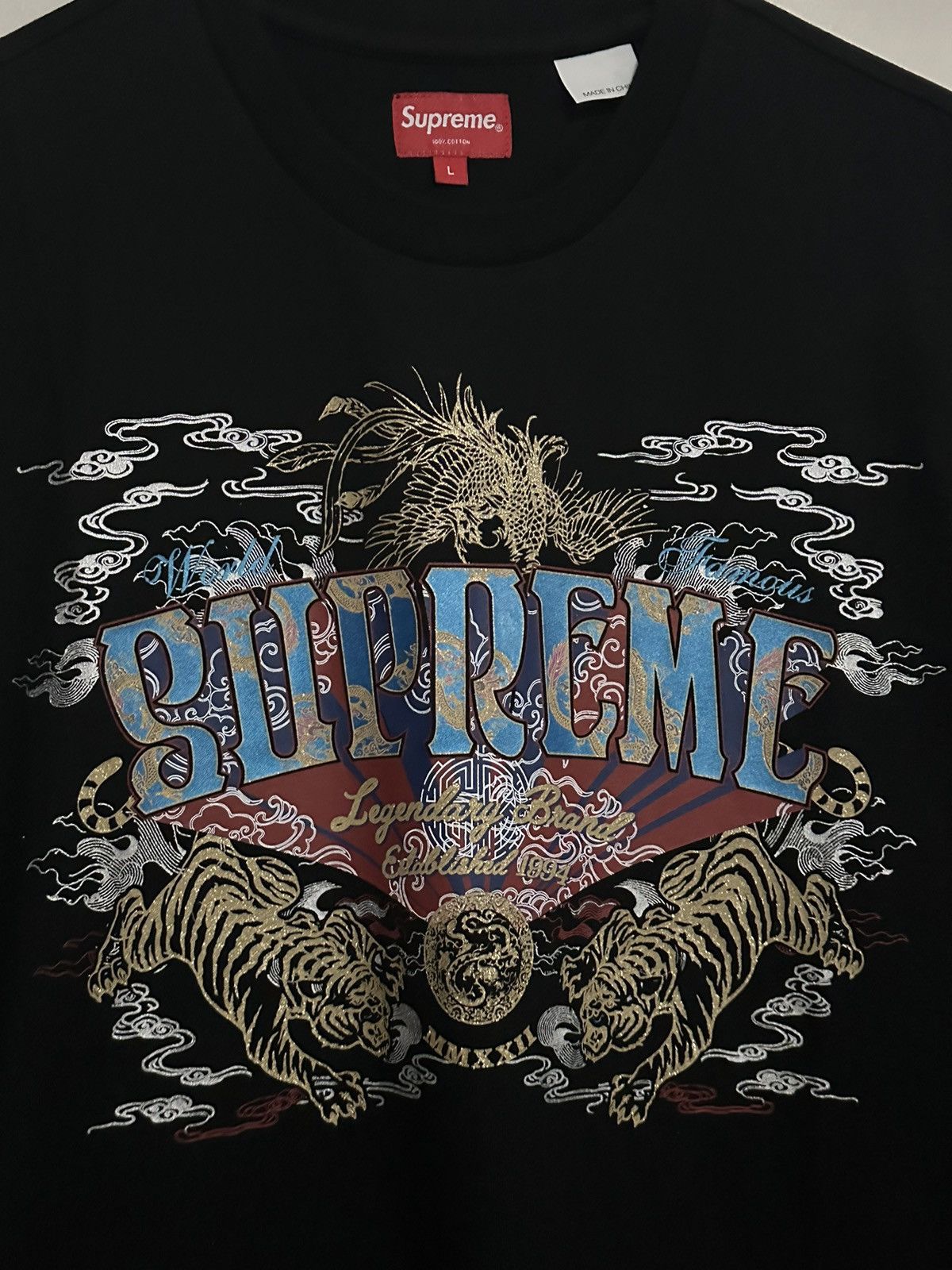 Supreme Supreme Legendary S/S Top Tee Size US L / EU 52-54 / 3 - 2 Thumbnail