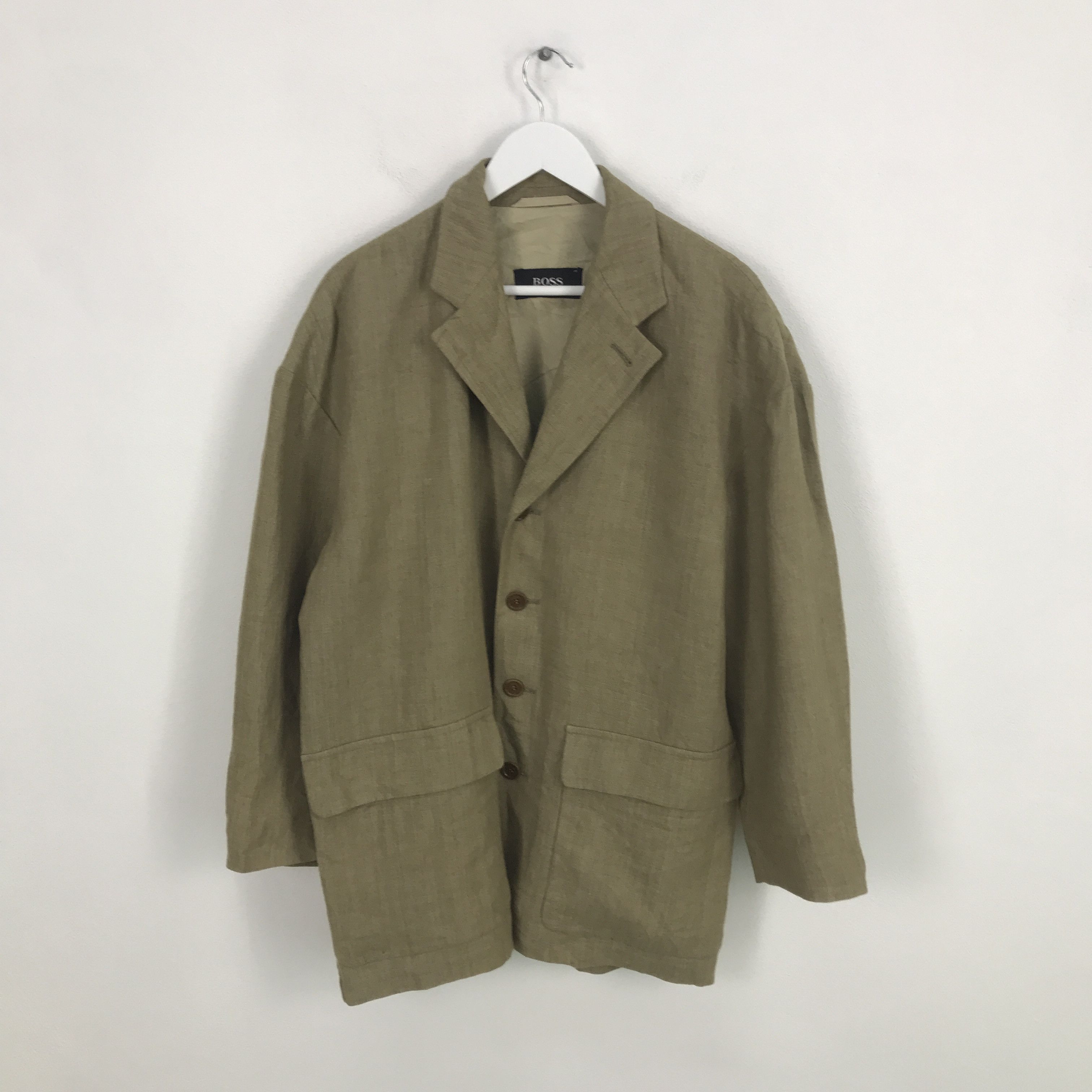 Hugo Boss × Vintage Rare hugo boss Classic blazer coat jacket Size US L / EU 52-54 / 3 - 1 Thumbnail
