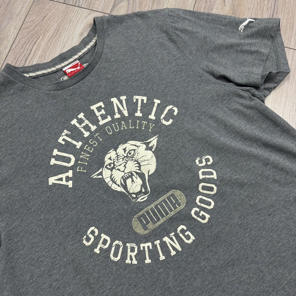 Puma Essential Puma Tiger Grey T-Shirt Authentic Size US XL / EU 56 / 4 - 4 Thumbnail