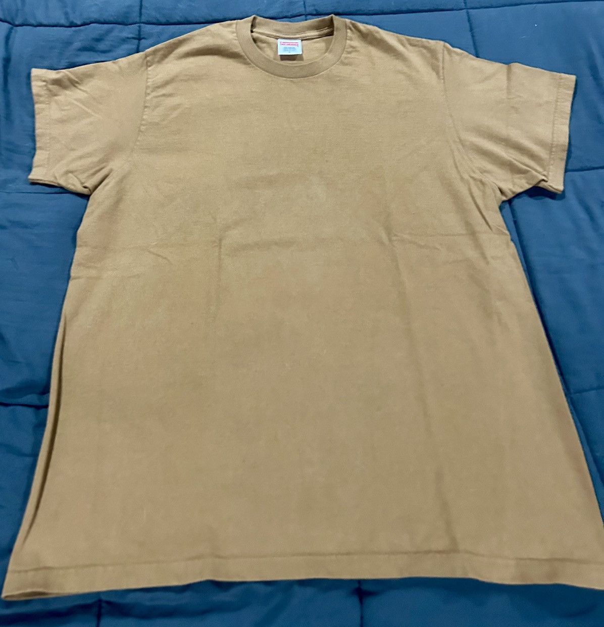 Supreme Supreme Classic Blank T-Shirt - Khaki/Tan - Size Large Size US L / EU 52-54 / 3 - 1 Thumbnail