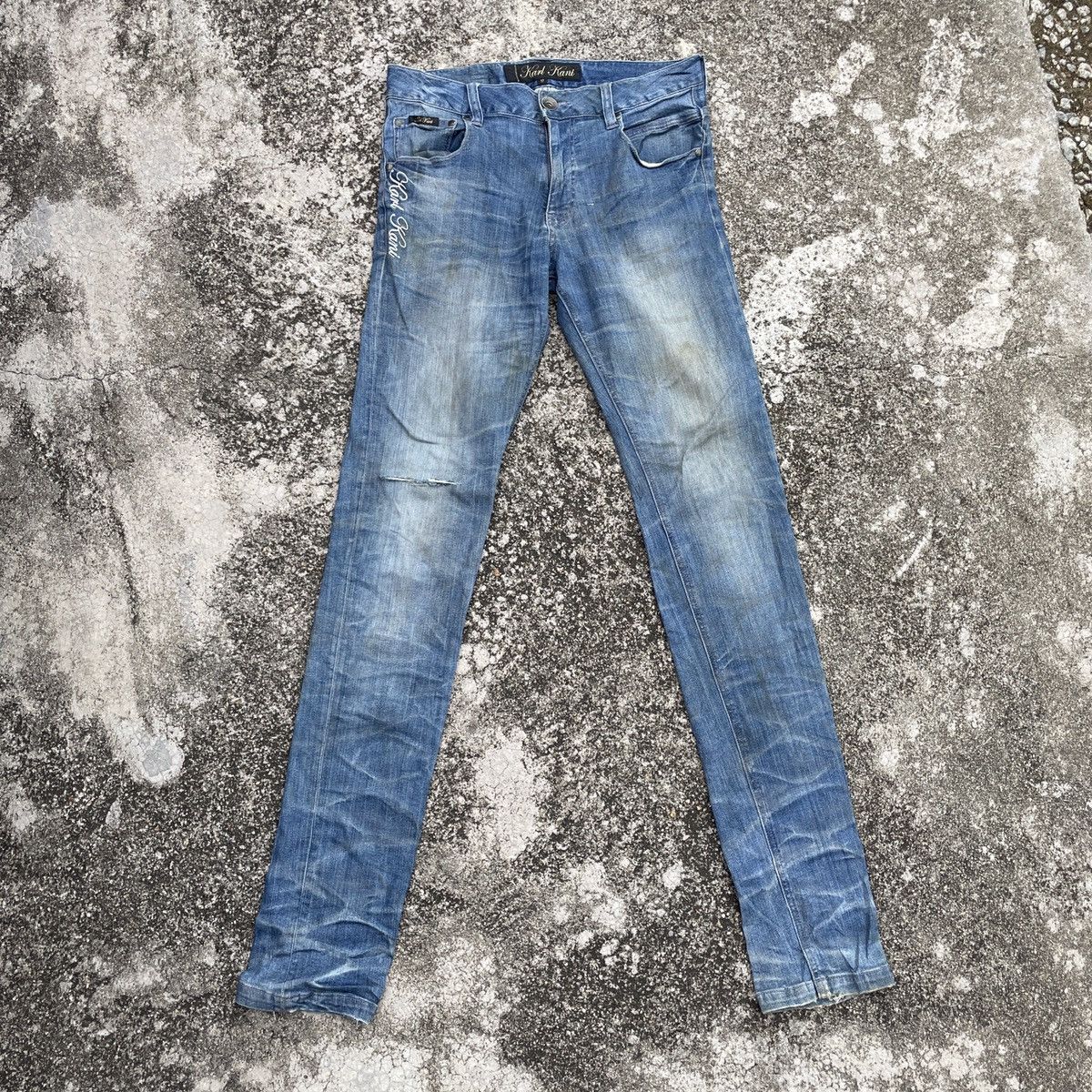 Karl Kani Vintage Karl Kani Distressed Denim Jeans Size US 34 / EU 50 - 1 Thumbnail