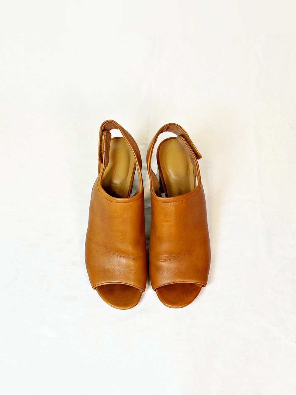Clarks Clarks Deva Jayleen English Tan Leather Slingback Sandals Size US 9.5 / IT 39.5 - 3 Thumbnail