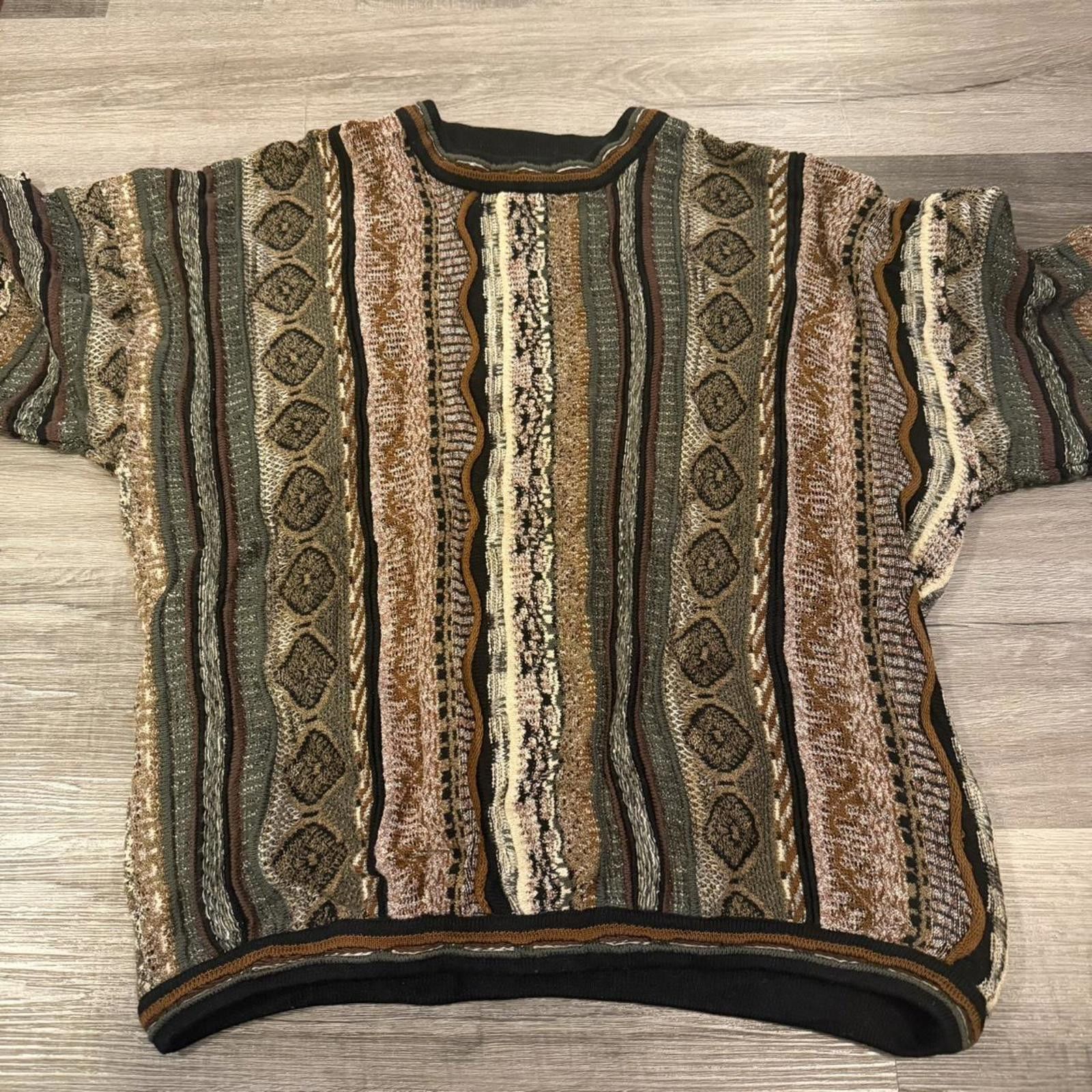 Tundra vintage tundra coogi style 3D knit sweater 90s XL Size US XL / EU 56 / 4 - 5 Thumbnail