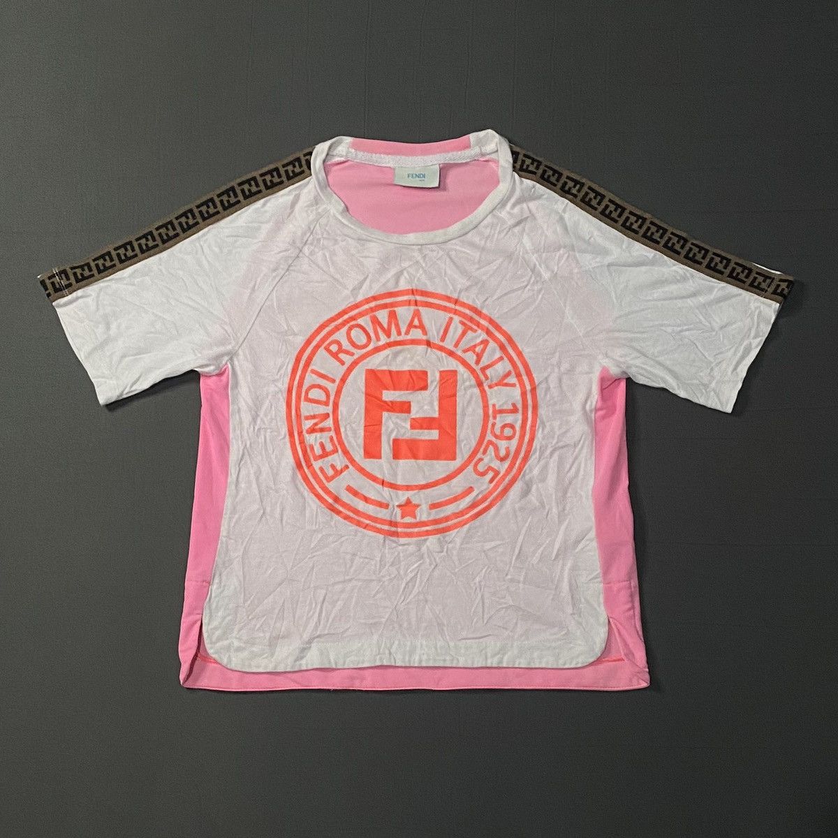 Fendi Fendi Roma Italy Logo Shirt Size M / US 6-8 / IT 42-44 - 1 Thumbnail