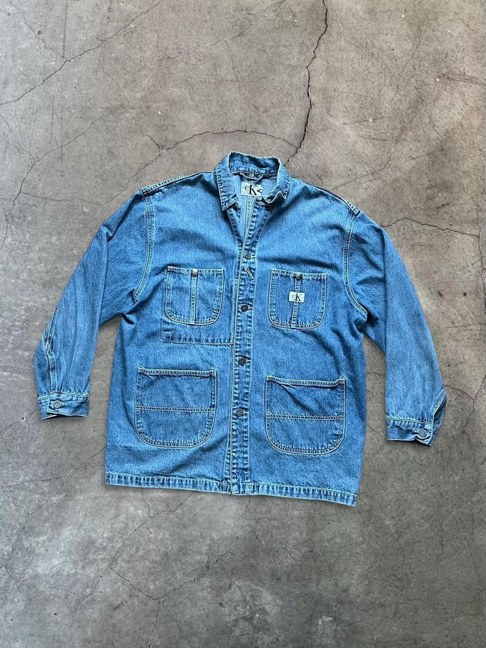 Calvin Klein Calvin Klein denim jean jacket Size US L / EU 52-54 / 3 - 1 Thumbnail