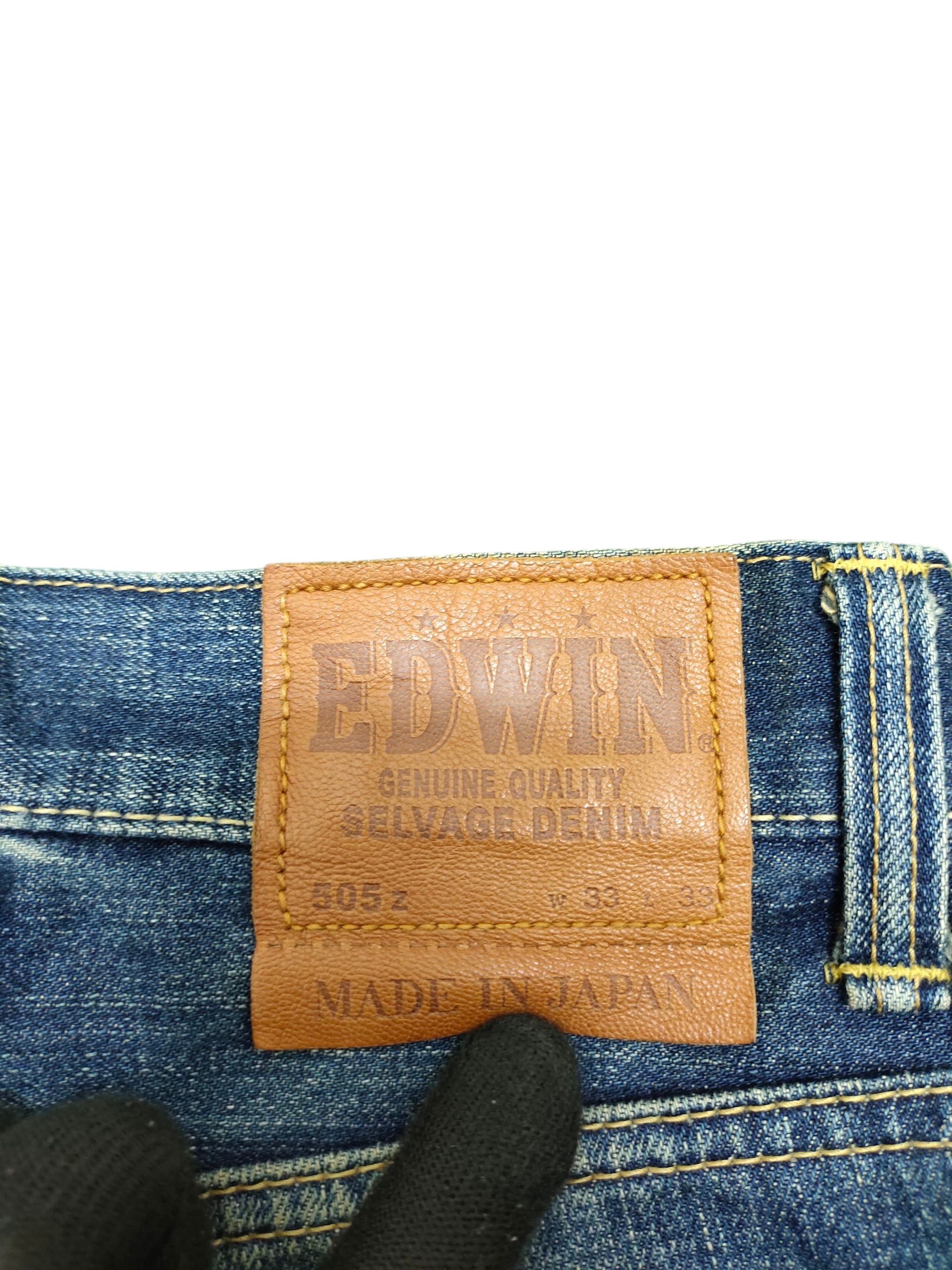 Kapital Vintage Edwin 505Z Selvage Clawmark Distress Denim Jeans Size US 35 - 10 Thumbnail