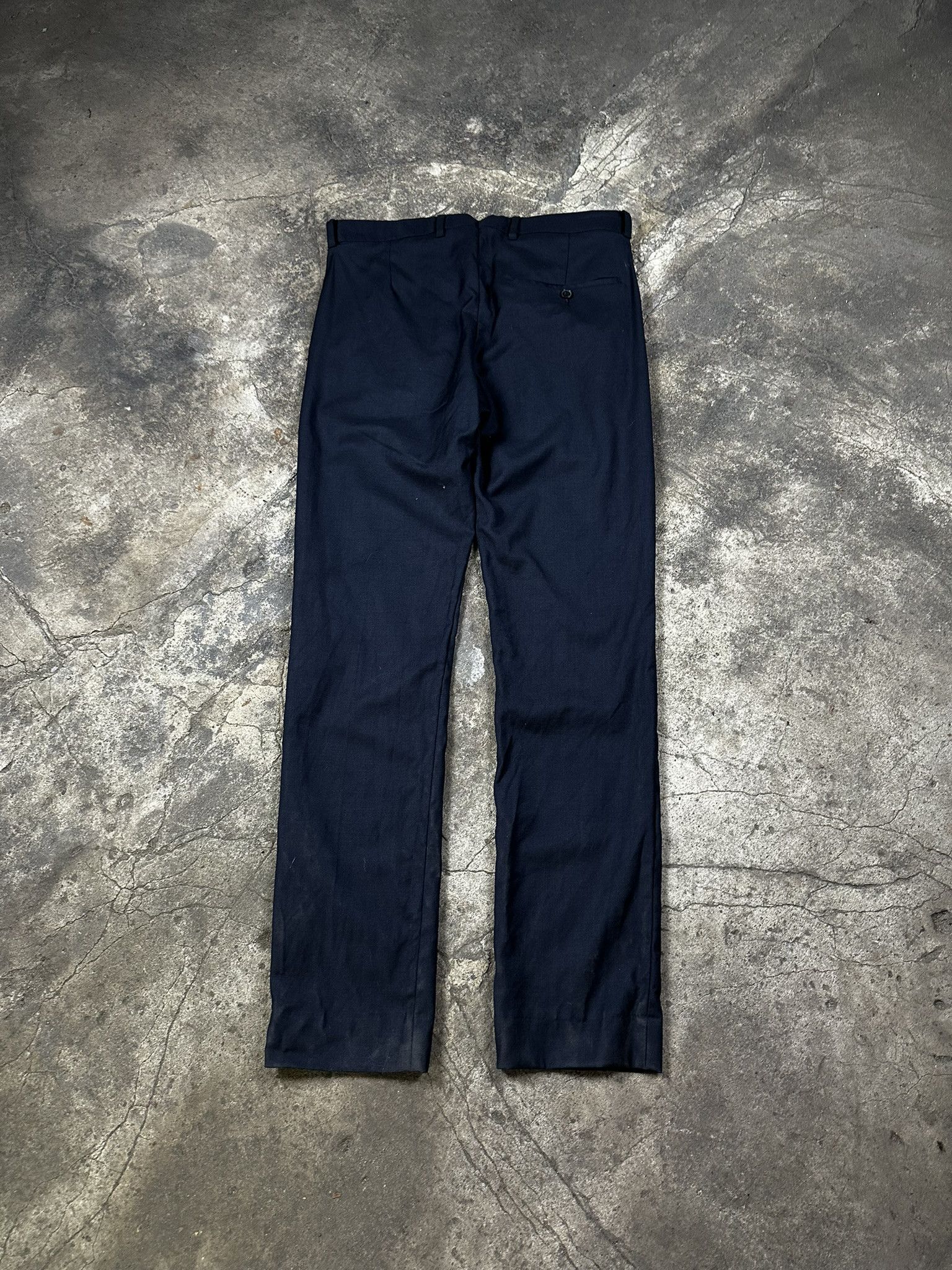Acne Studios Vintage Acne Studios Wool Casual Chino Pants Navy Size US 30 / EU 46 - 2 Thumbnail