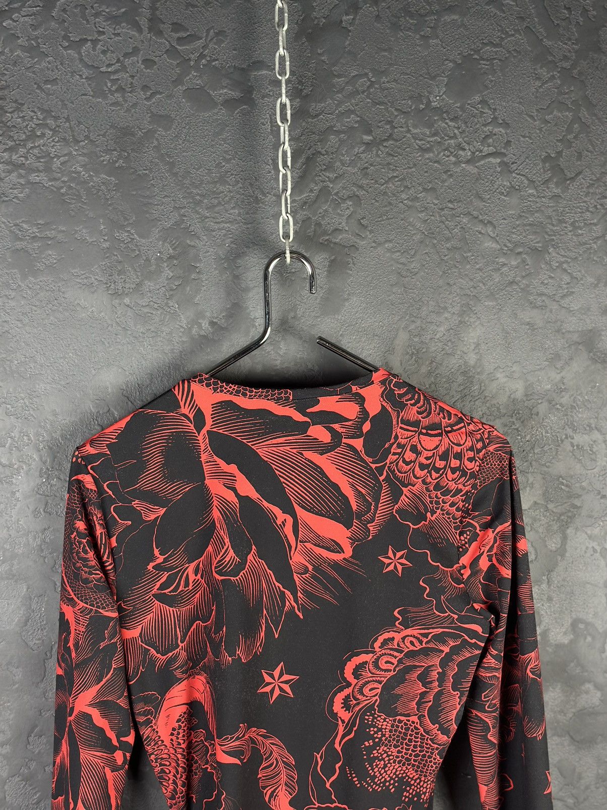 Just Cavalli JUST CAVALLI RED ORIENTAL PRINT MINI DRESS Size M / US 6-8 / IT 42-44 - 7 Thumbnail