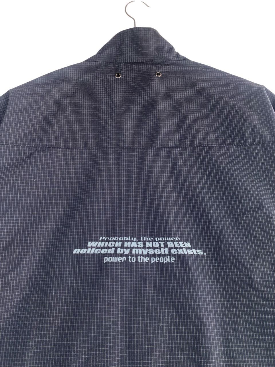 Japanese Brand Vtg 90s Power To The People ripstop zip up jacket Size US L / EU 52-54 / 3 - 2 Thumbnail