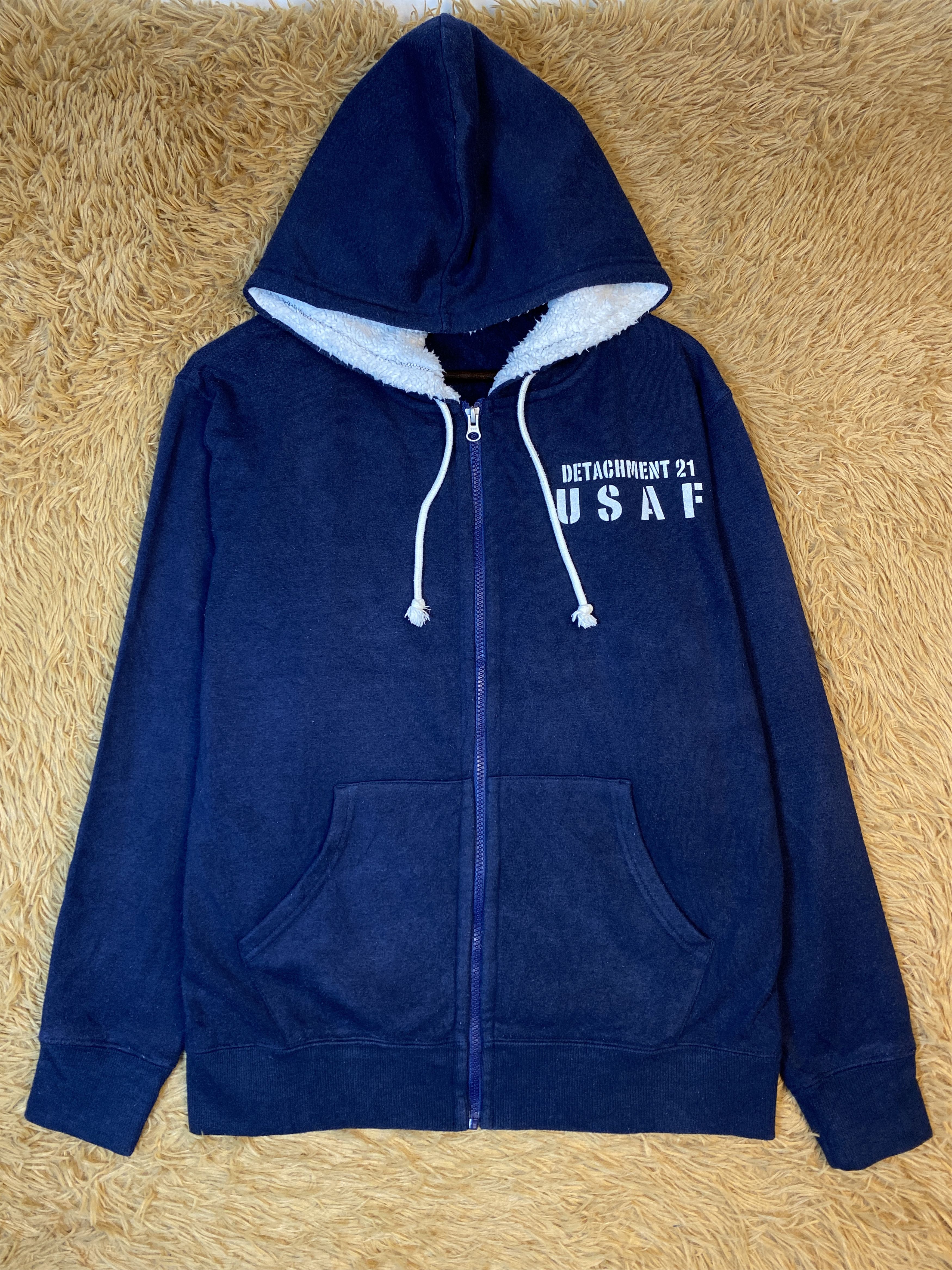 Japanese Brand Vintage Avail Detachment 21 Zip Up Hoodies PS0407 Size US L / EU 52-54 / 3 - 2 Thumbnail