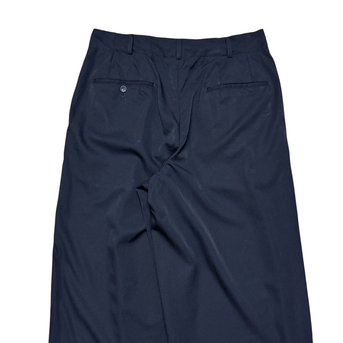 Yohji Yamamoto Vintage Yohji Yamamoto LQ Black Wool Baggy Pants Size US 34 / EU 50 - 7 Thumbnail