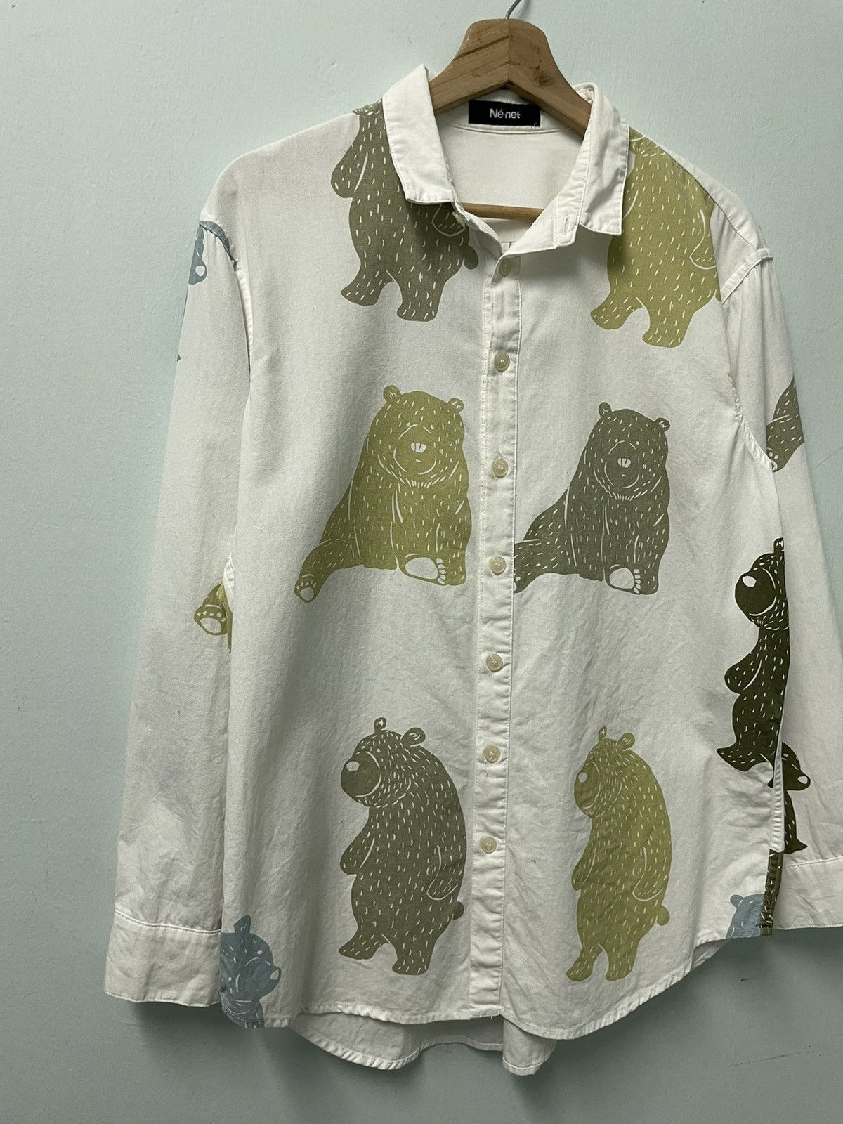 Issey Miyake Vintage Ne-Net by Issey Miyake Shirt Size US L / EU 52-54 / 3 - 4 Thumbnail
