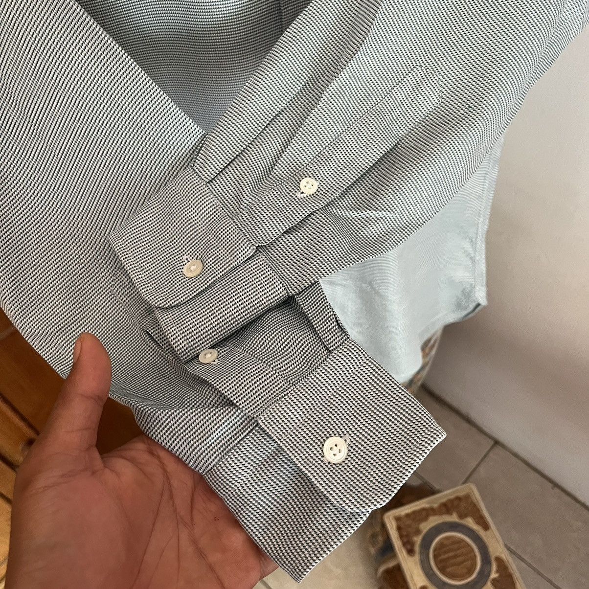 Dior Hedi Slimane - Christian Dior Monsieur Sanghai Shirt Size US L / EU 52-54 / 3 - 4 Thumbnail