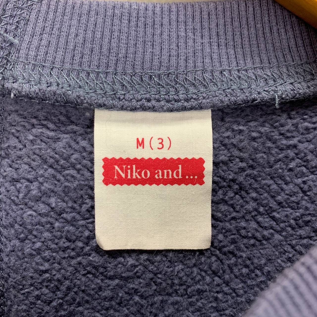 Japanese Brand NIKO AND ... Cut And Sew Design Sweatshirt #2393-12 Size US M / EU 48-50 / 2 - 5 Thumbnail