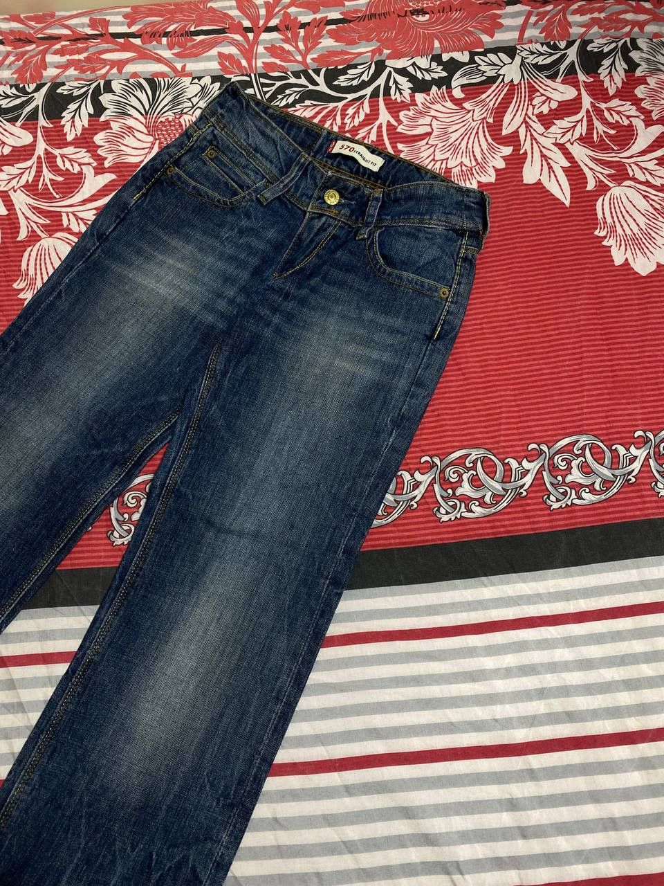 Levi's VINTAGE LEVIS Regular Fit Straight Jeans Denim Pants Size US 32 / EU 48 - 2 Thumbnail