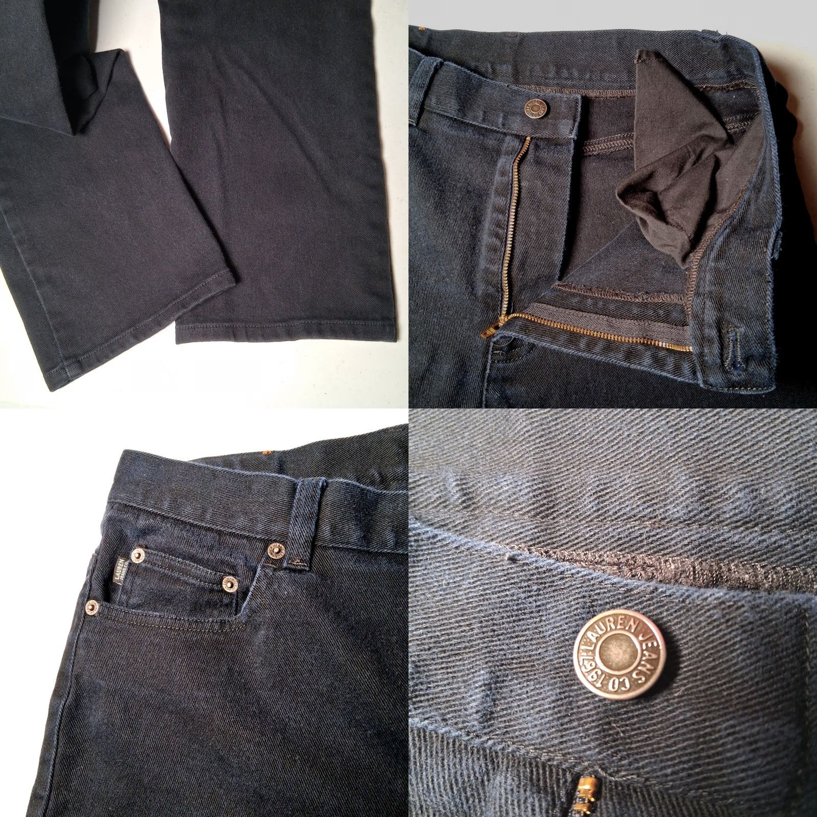 Vintage VINTAGE Ralph Lauren Jeans Co Jeans Womens 8 Blue Denim High Rise Mom Classic 5-Pocket Navy Blue Size 30" / US 8 / IT 44 - 8 Thumbnail