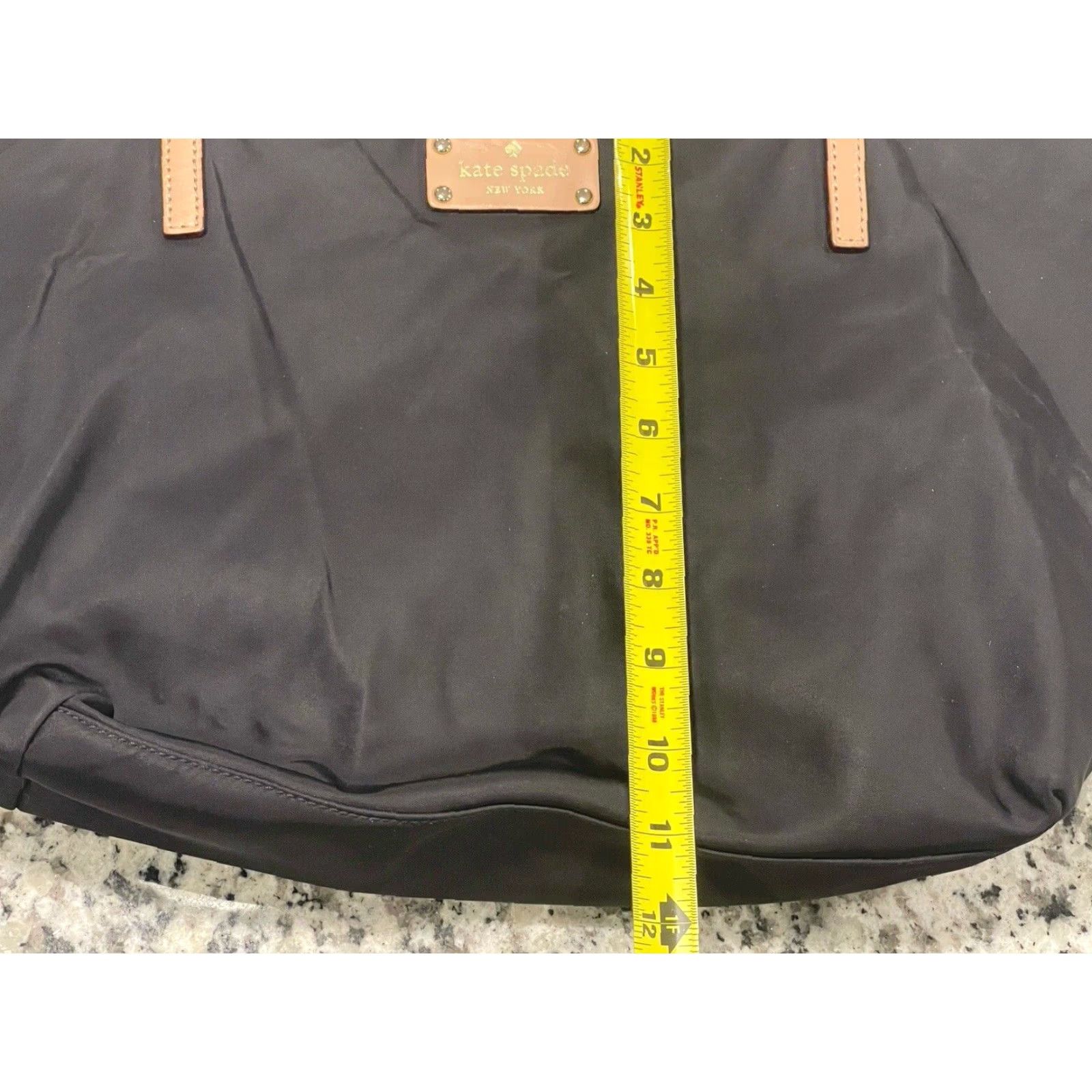 Vintage VINTAGE Kate Spade Black Kennedy Park Nylon Tote Bag Size M / US 6-8 / IT 42-44 - 4 Thumbnail