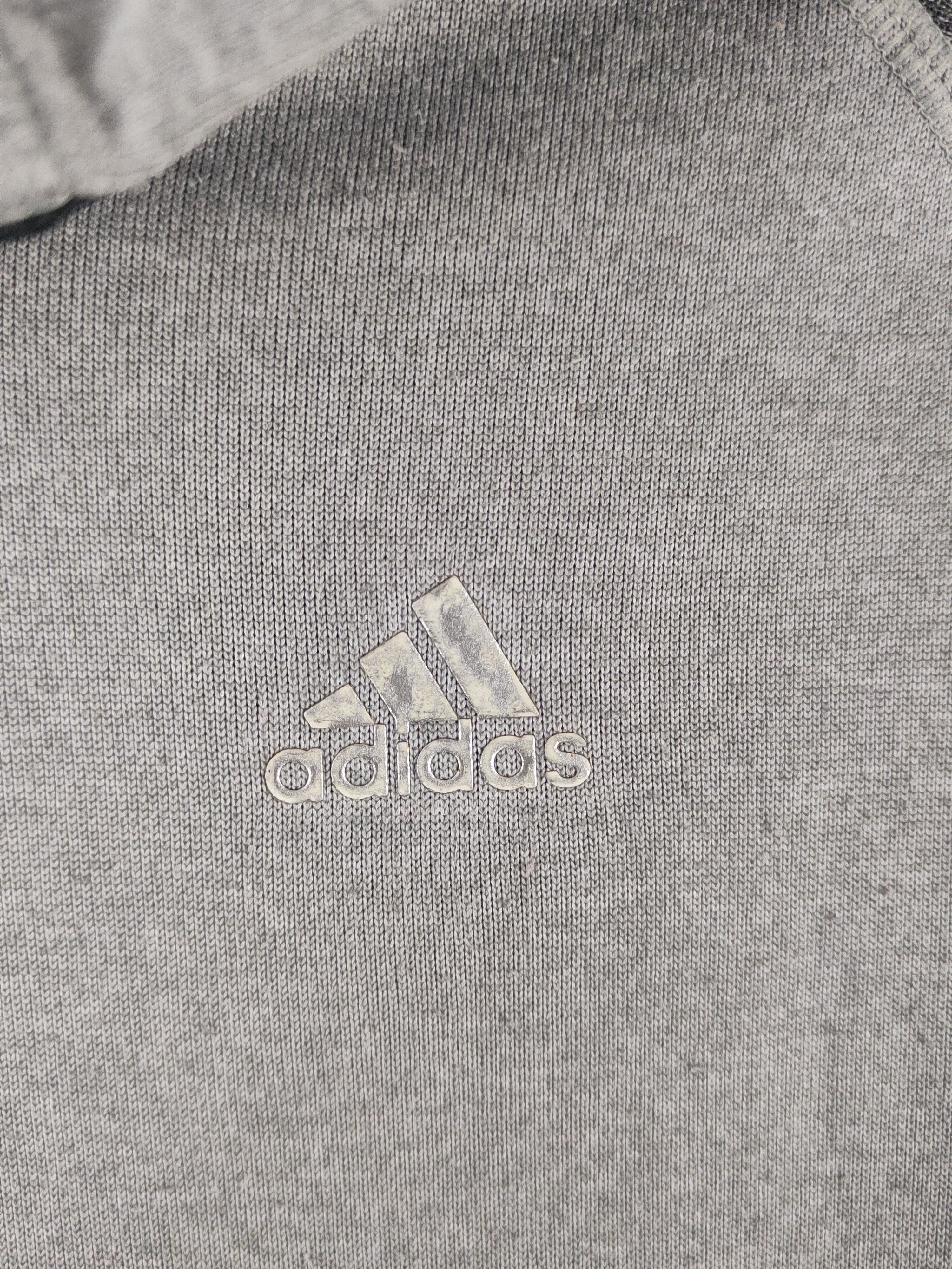 Adidas DL Adidas Gray Hoodie Sweaters #2493 Size S / US 4 / IT 40 - 3 Thumbnail