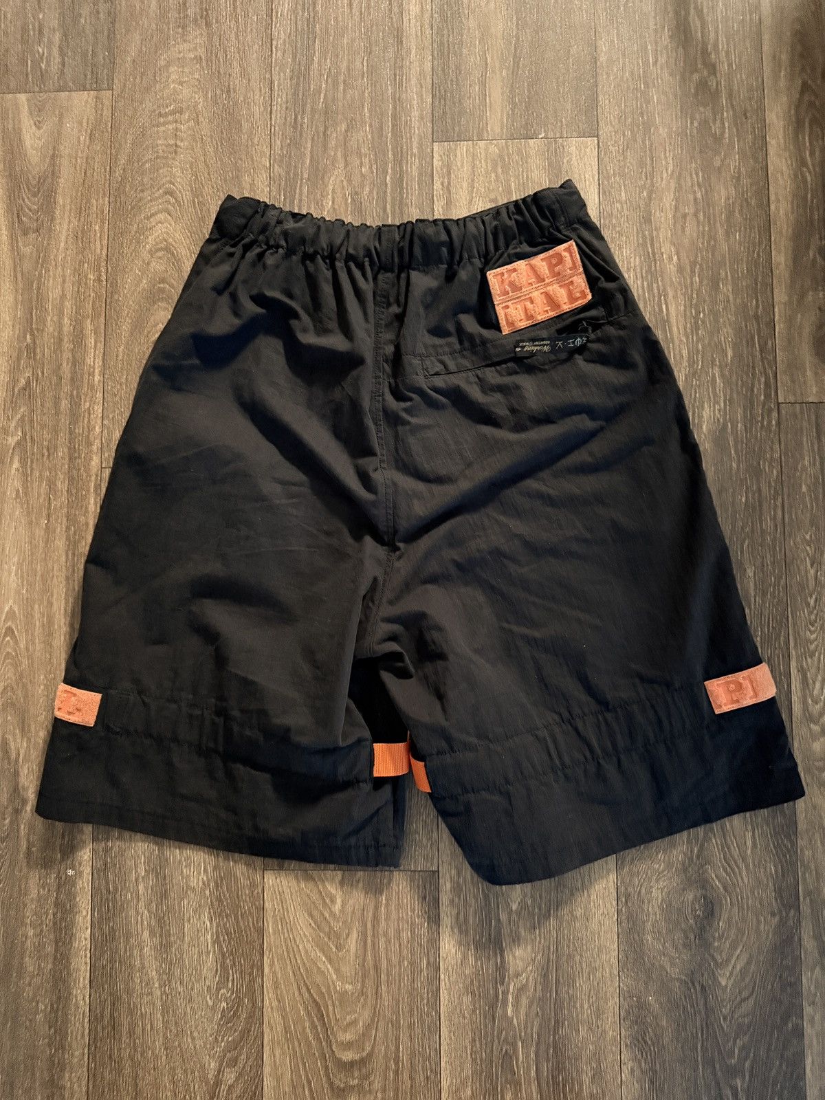 Kapital kapital ripstop nouvelle shorts (orange/black) Size US 32 / EU 48 - 2 Thumbnail