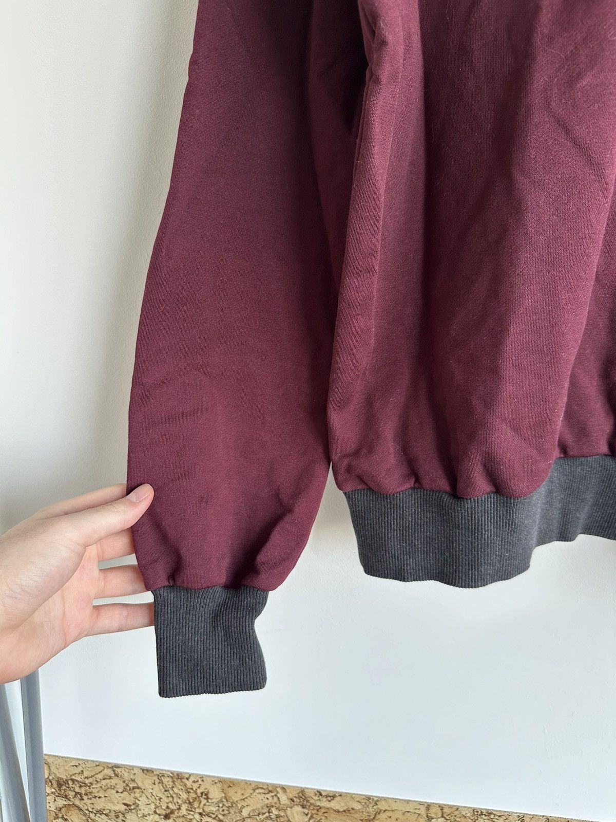 Dolce & Gabbana Dolce & Gabbana Cherry Dark Red Big Logo Sweatshirt Size 50 Size US M / EU 48-50 / 2 - 5 Thumbnail