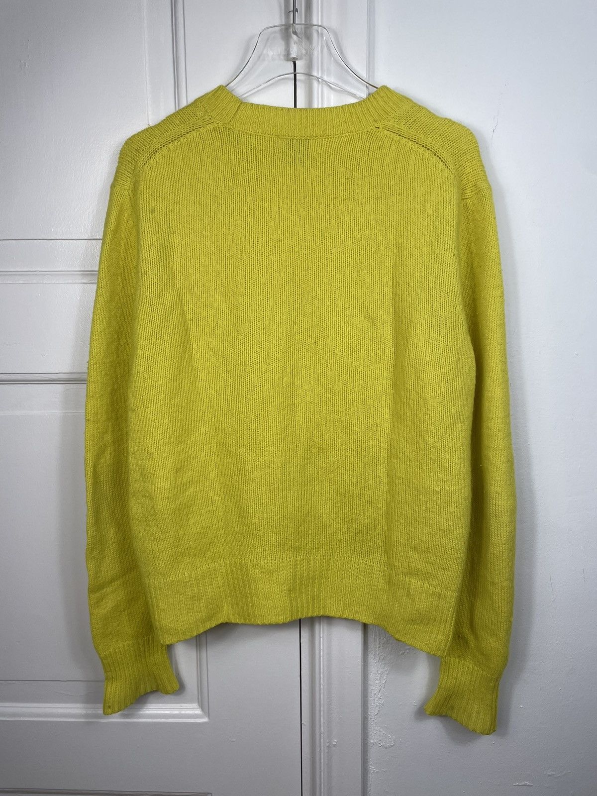Acne Studios Acne Studios 🔥 peele neon yellow sweater distressed Size US S / EU 44-46 / 1 - 2 Thumbnail