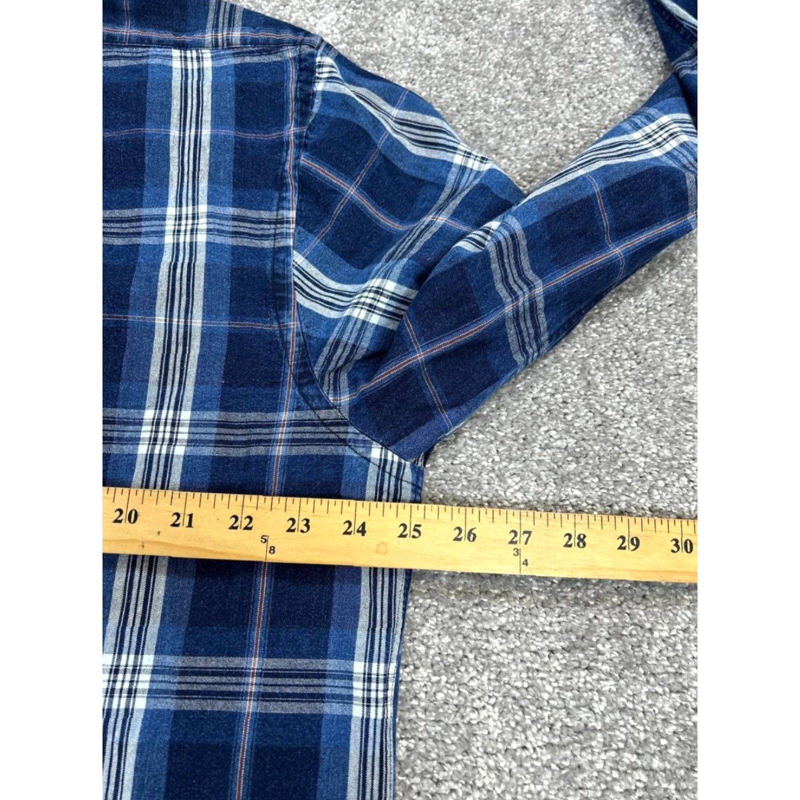 Brooks Brothers Brooks Brothers Plaid Flannel Shirt Mens XL Blue Cotton Button-Up Casual Size US XL / EU 56 / 4 - 6 Thumbnail