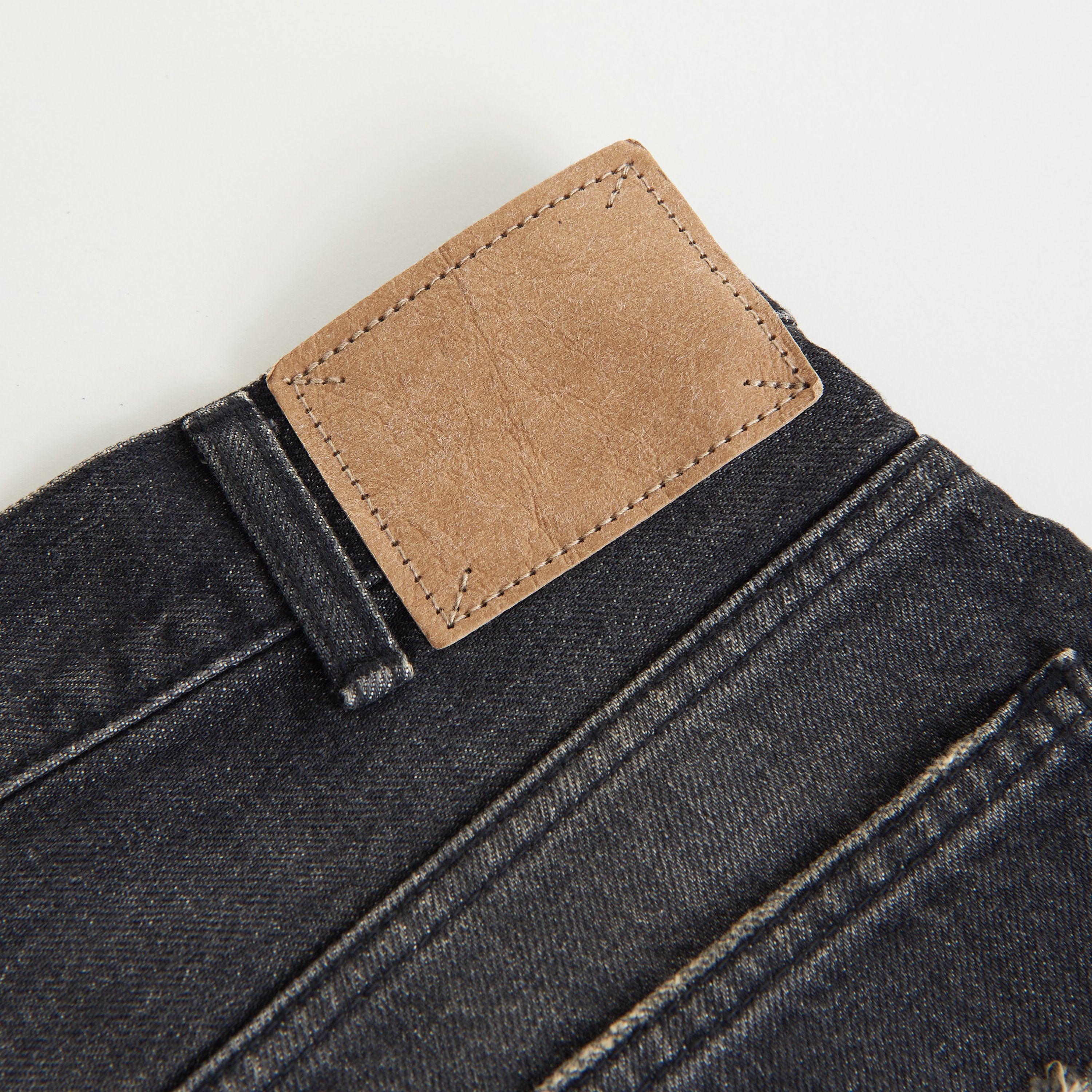 Celine × Hedi Slimane Wesley Jeans - Destroyed Black Paradiso Wash Denim, Low-Rise Size US 34 / EU 50 - 17 Thumbnail