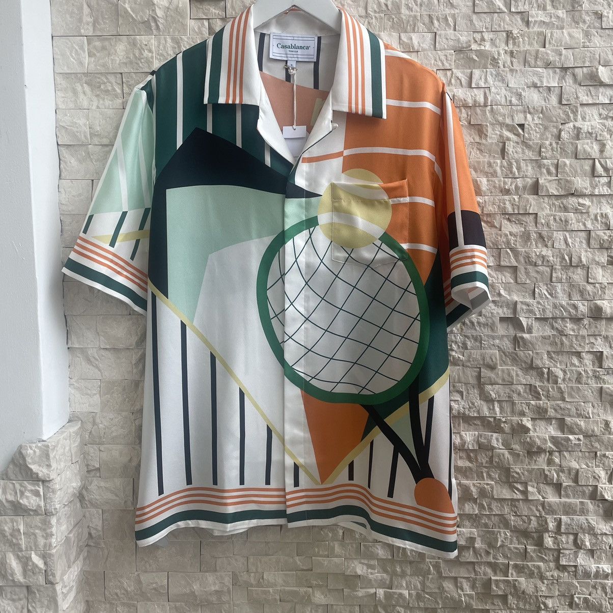 Casablanca CASABLANCA Futuro Optimisto Silk Shirt | Grailed