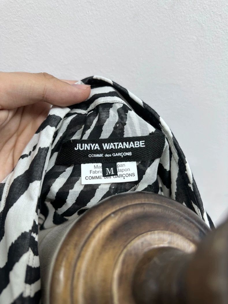 Junya Watanabe Junya Watanabe Zebra-print silk long shirt 2501-Nextarrow Size M / US 6-8 / IT 42-44 - 6 Thumbnail