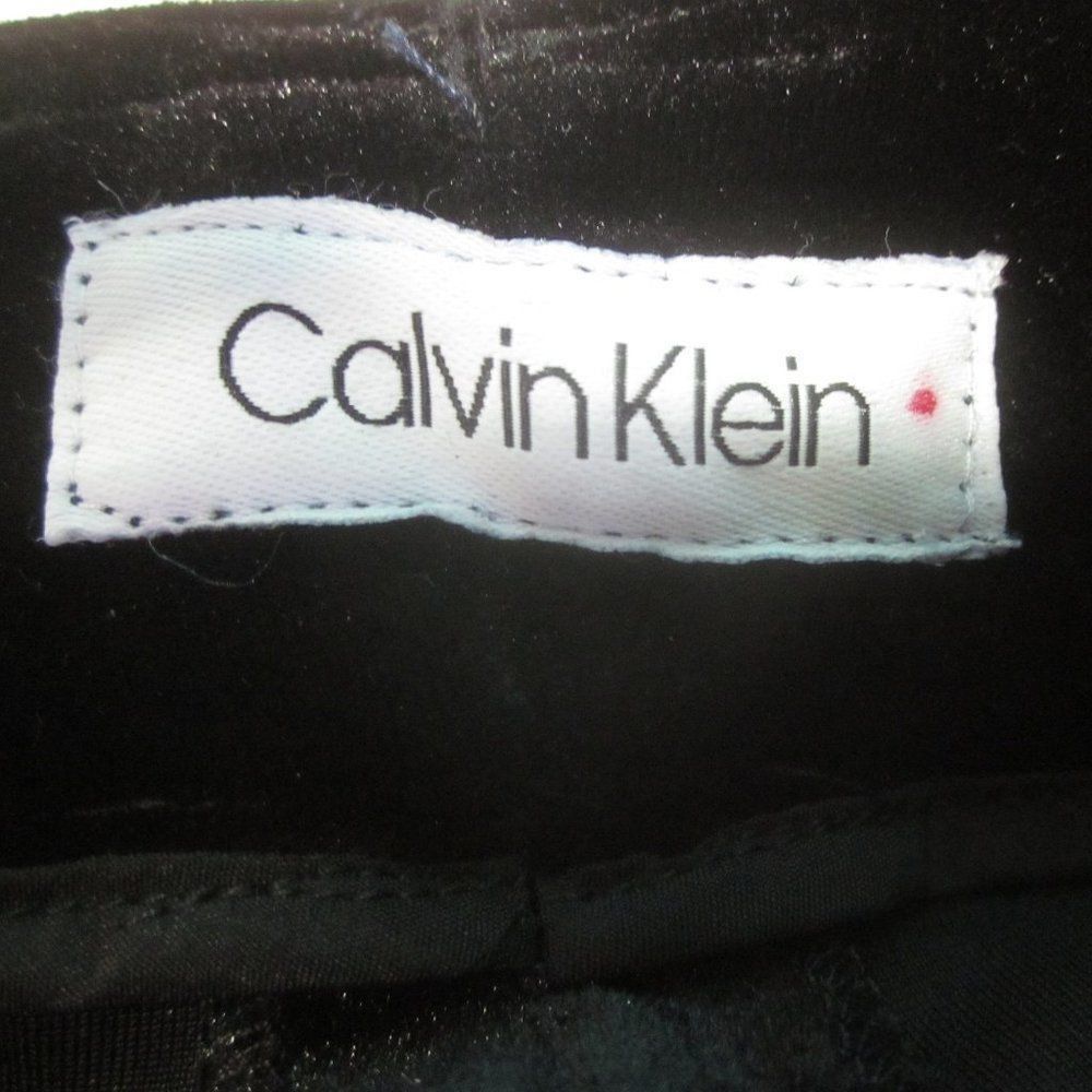 Calvin Klein Calvin Klein Woman Black Velvet Pants Size 24 W New with T Size 42" / US 20 - 2 Thumbnail