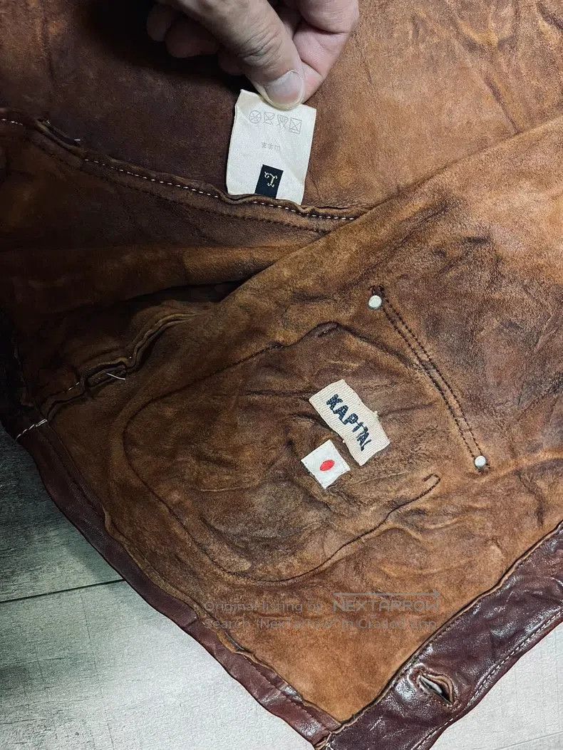 Kapital Kapital Vintage Fringe Leather Vest. Size US L / EU 52-54 / 3 - 6 Thumbnail