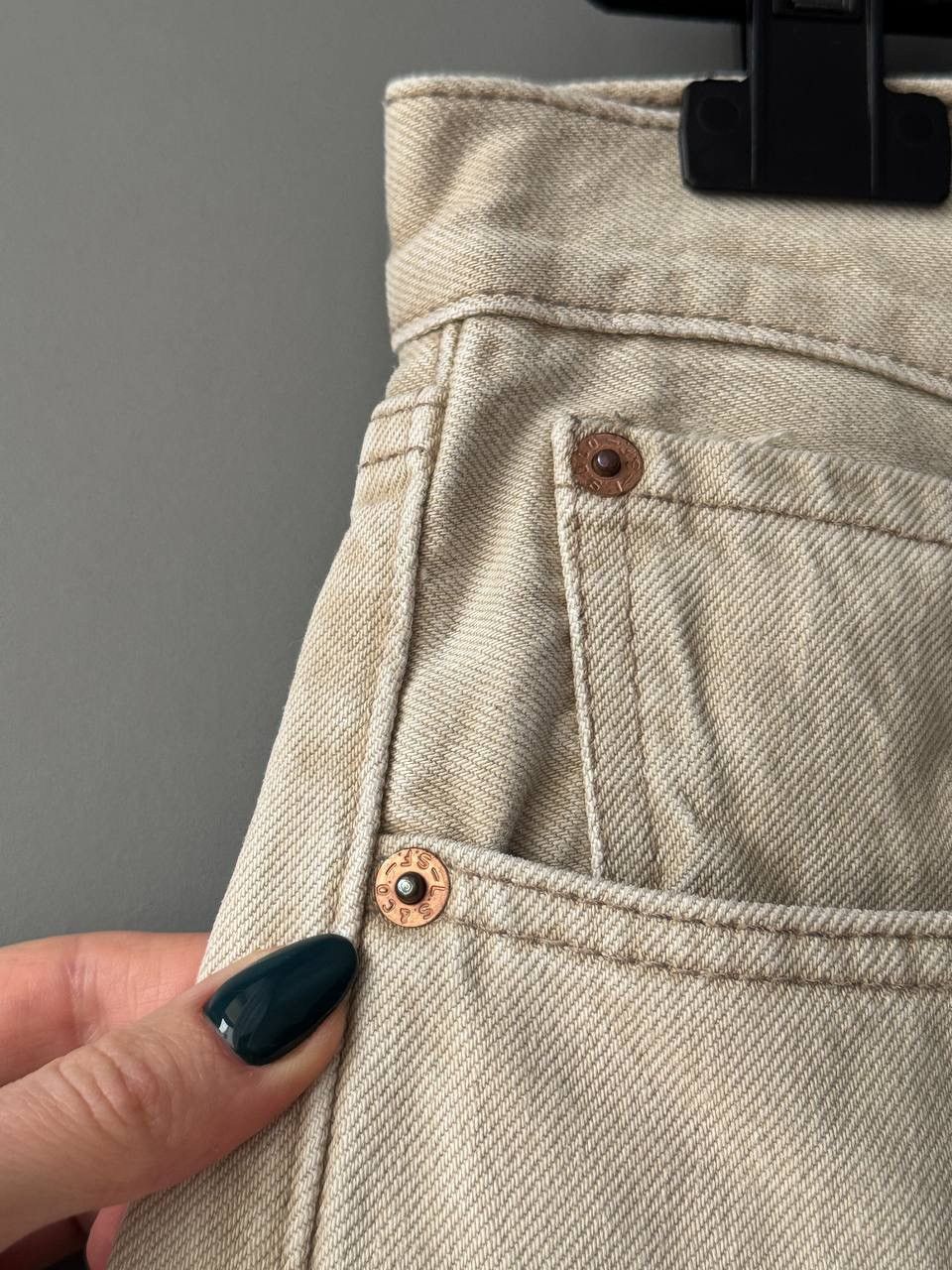 Levi's Vintage Levis 501 Beige Jeans Size 32/32 Size US 32 / EU 48 - 4 Thumbnail