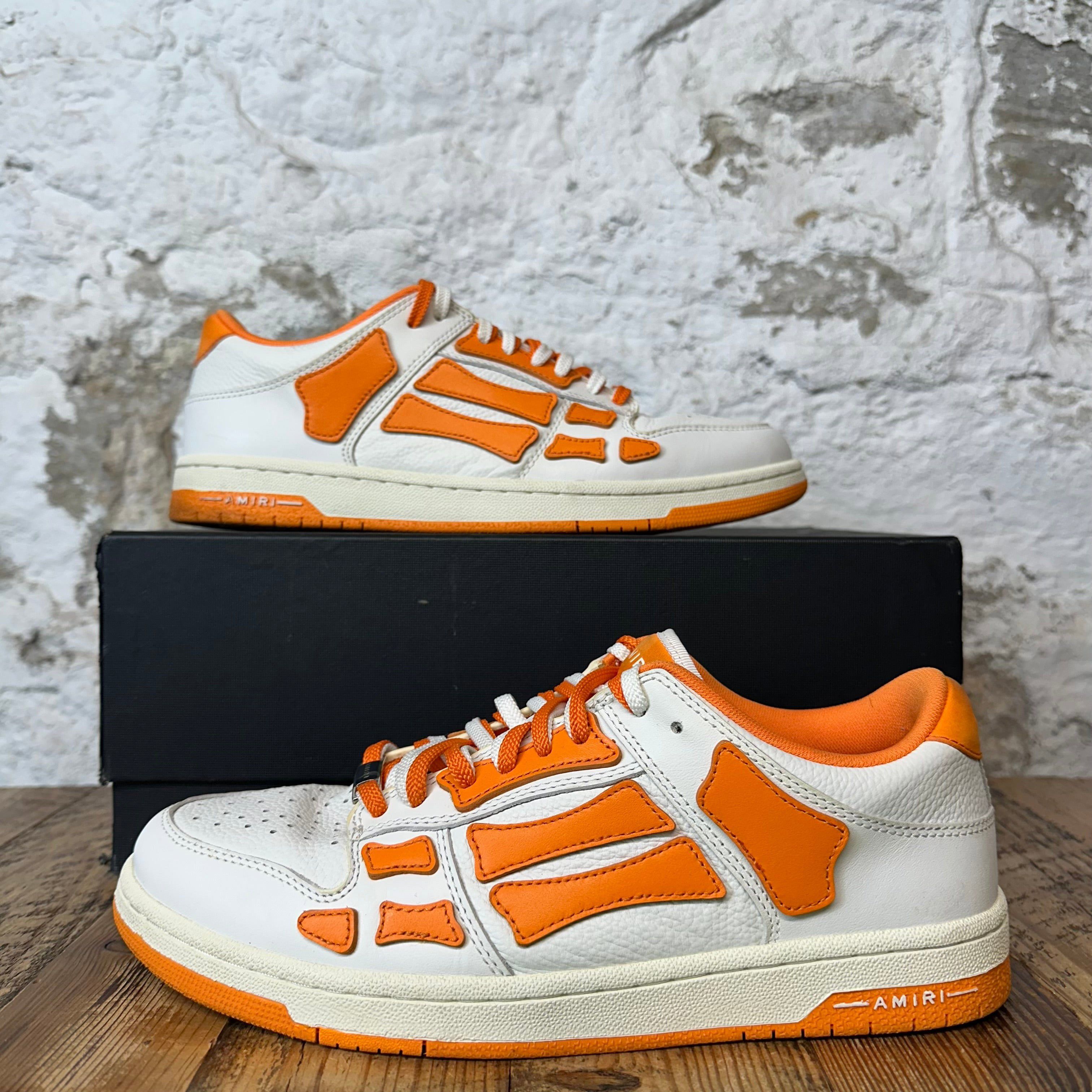 Amiri Amiri Orange Skeleton White Cream Sneaker Sz 10 (43) Size US 10 / EU 43 - 1 Thumbnail