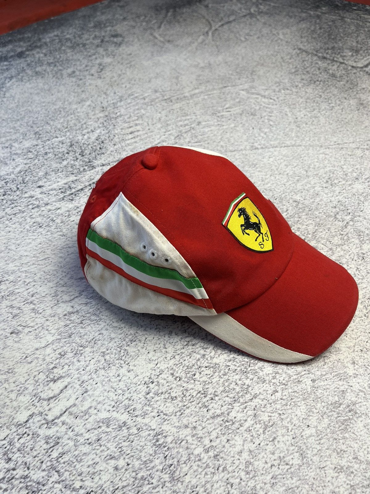 Ferrari Vintage Puma Ferrari Distressed Cap Y2K Size ONE SIZE - 4 Thumbnail