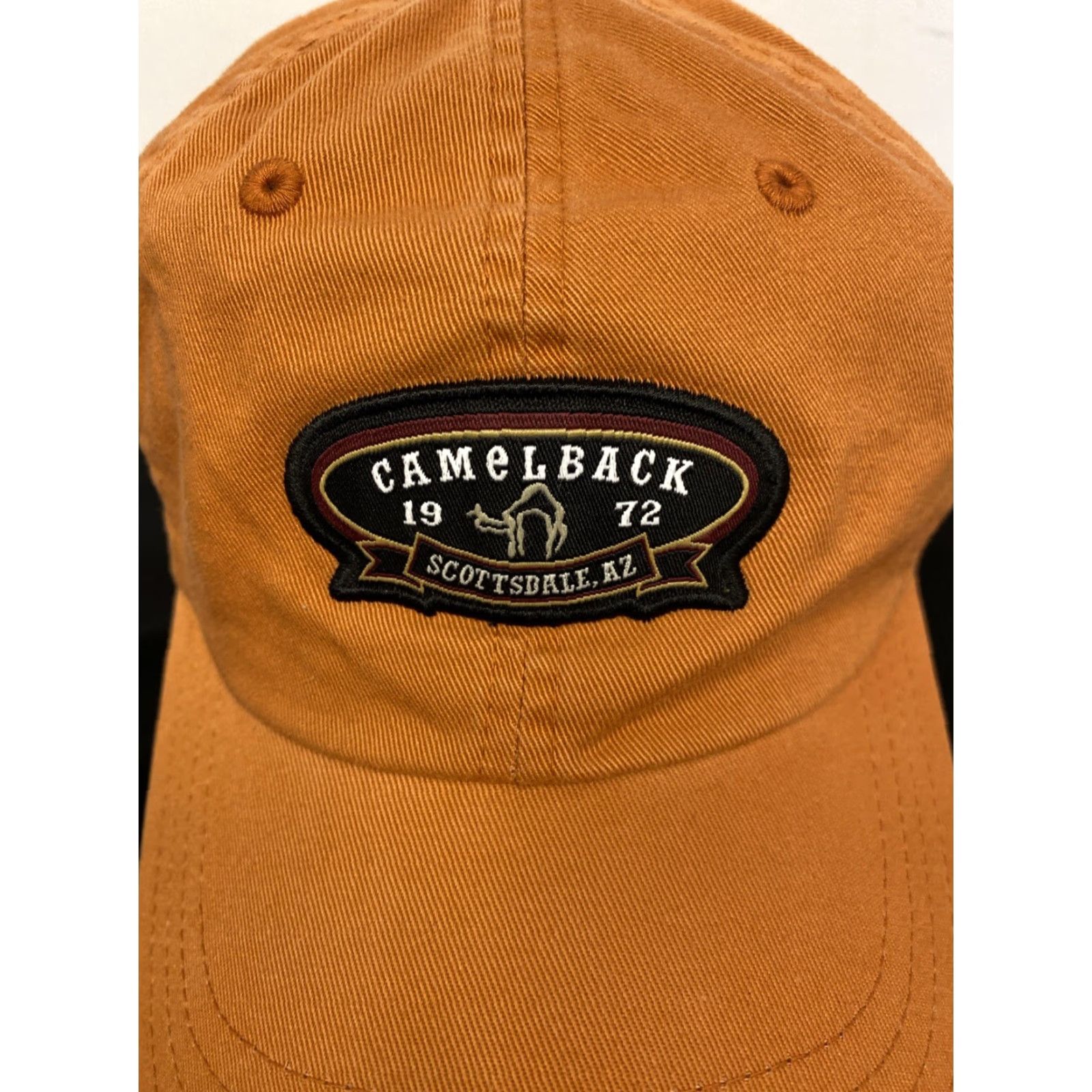 Imperial VINTAGE Imperial Baseball Cap Men Adjustable Orange Gold 100% Cotton Strapback Size ONE SIZE - 2 Thumbnail