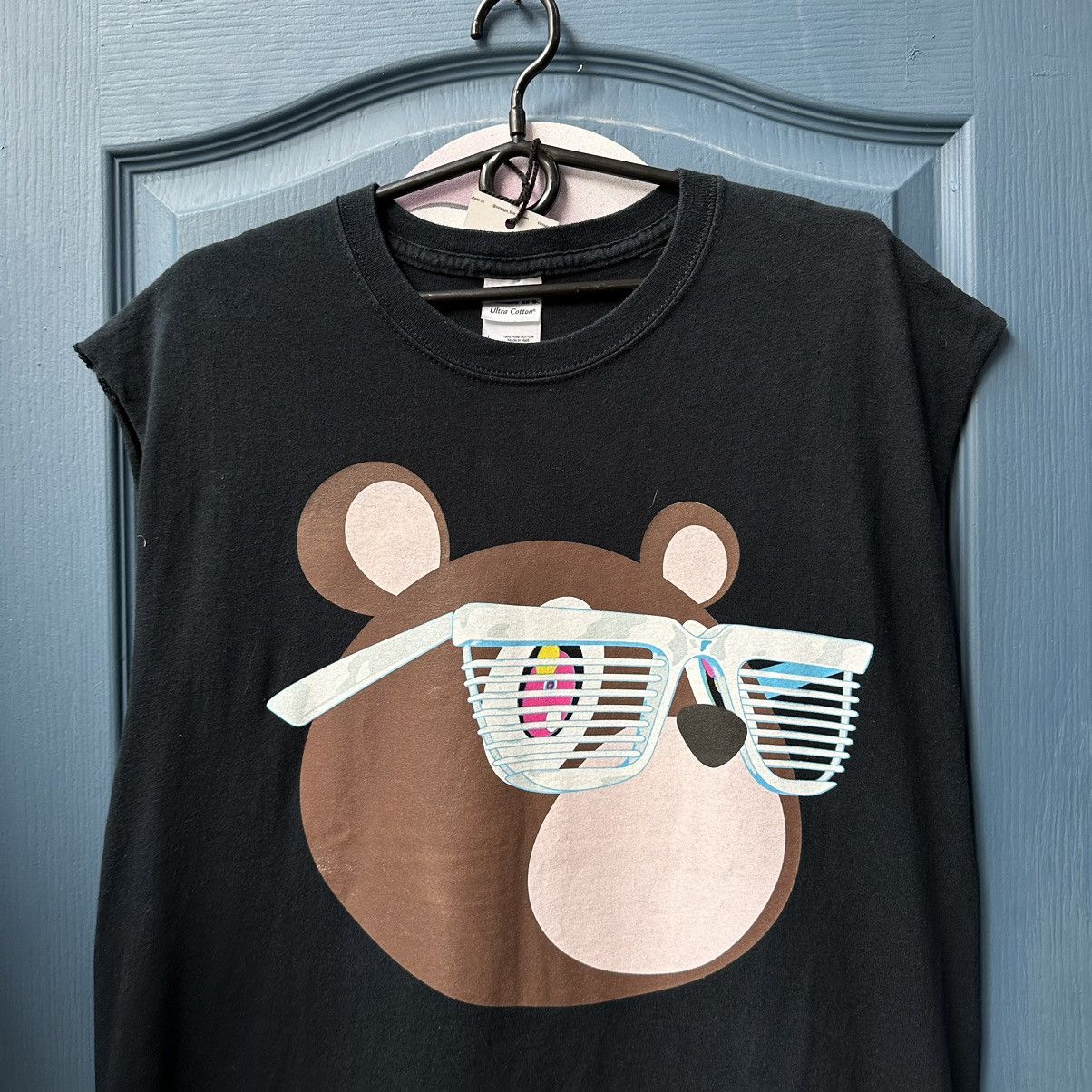 Kanye West × Takashi Murakami × Vintage 2007 Kanye West Takashi Murakami Glow in The Dark tour USA Size US L / EU 52-54 / 3 - 3 Thumbnail