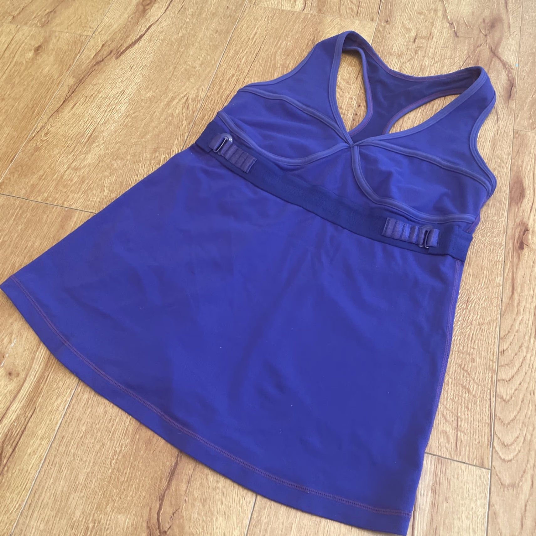 Lululemon Lululemon All Out Purple Tank Top 8 Racerback Adjustable Chest Strap Women Tank Shirt Top Activewear Size M / US 6-8 / IT 42-44 - 2 Thumbnail