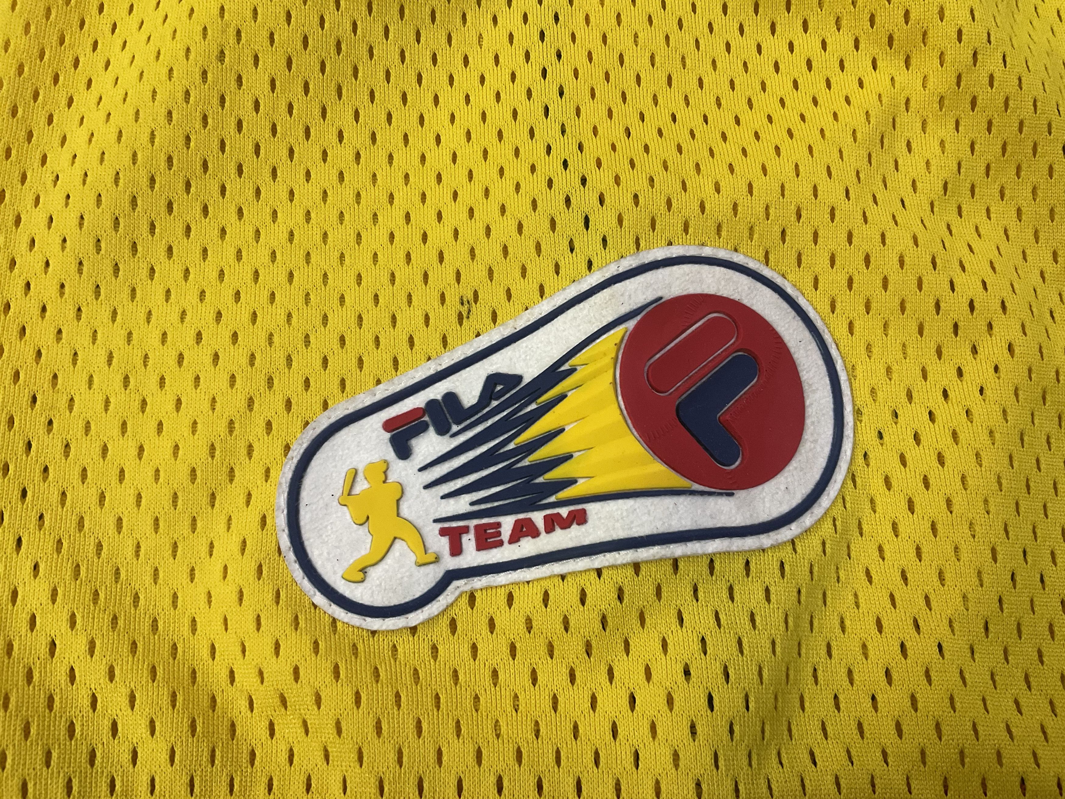 Fila Vintage 1999 Fila Team Baseball Mesh Jersey Shoulder Pads Size US L / EU 52-54 / 3 - 10 Thumbnail