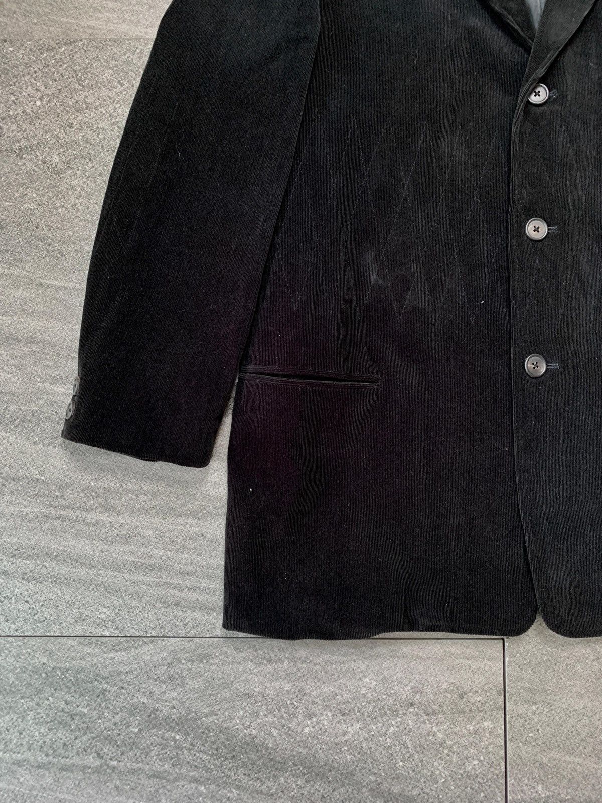 Yohji Yamamoto FREE TAX! Oversized Corduroy Blazer Jacket Size 46L - 3 Thumbnail